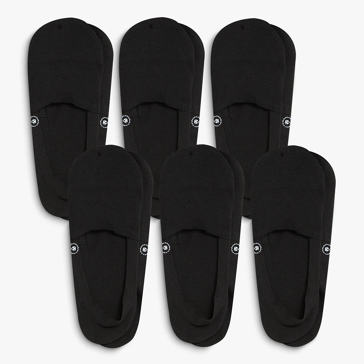 6 x No Show Essentials Second Skin - Black