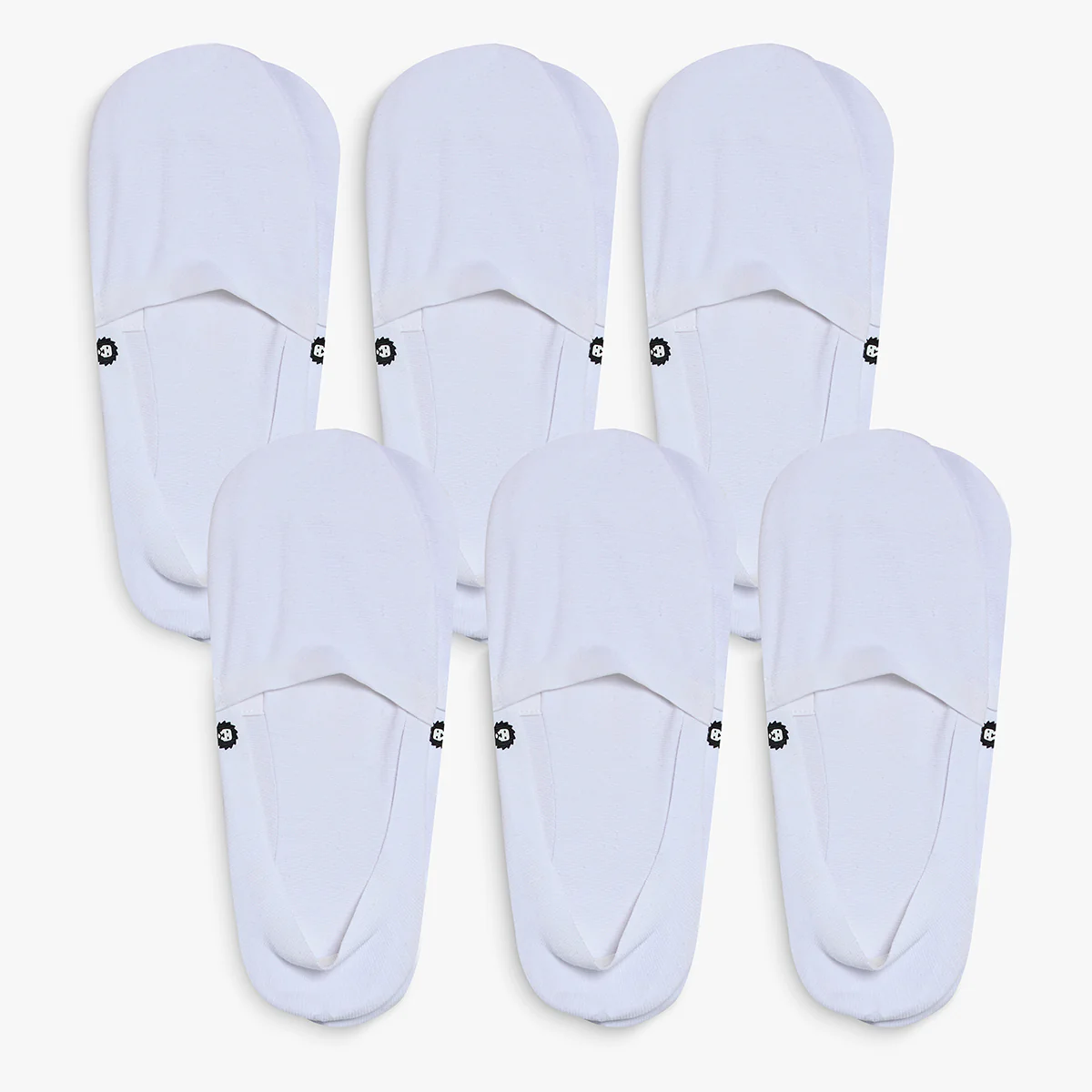6 x No Show Essentials Second Skin - White
