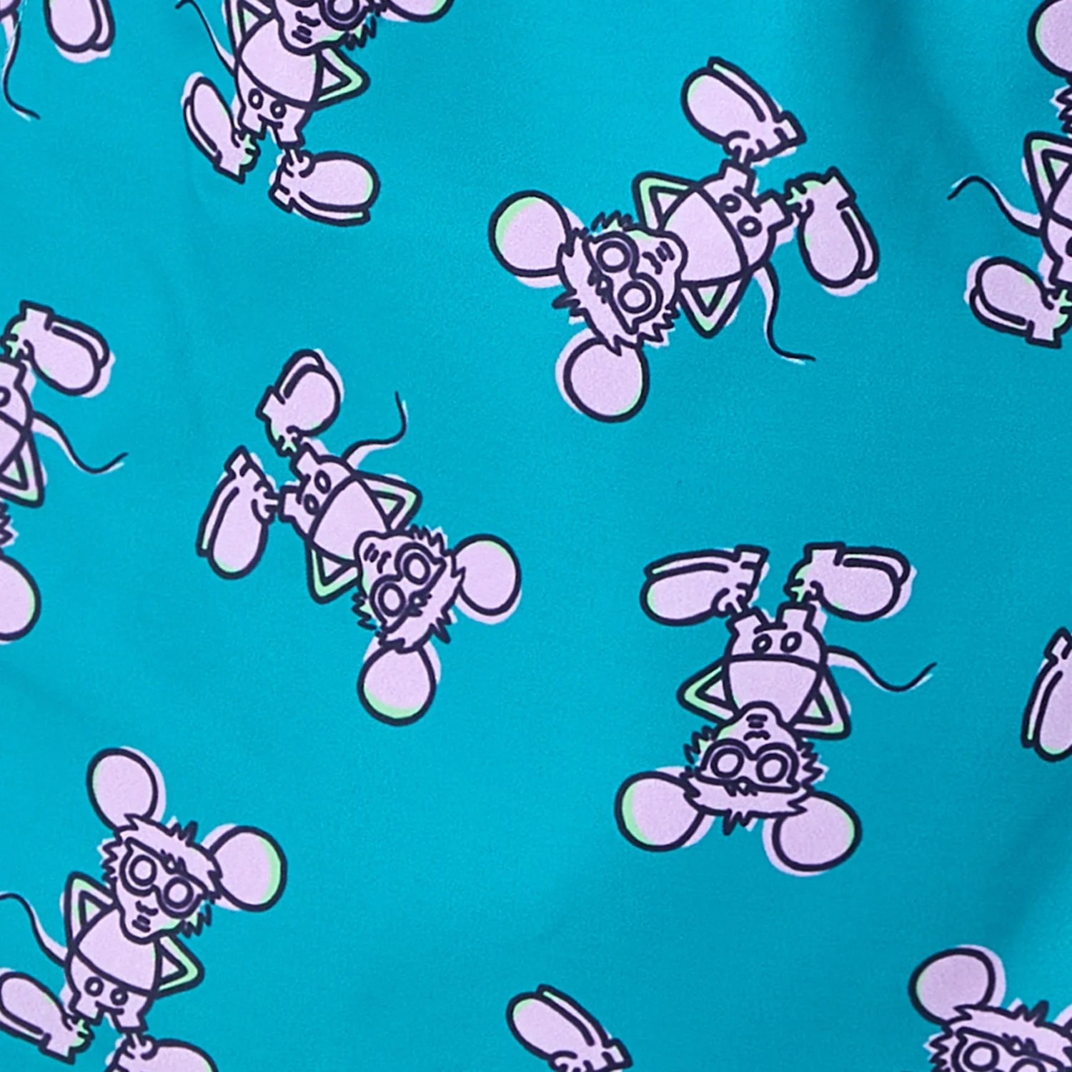 Keith Haring Andy Mouse Swim Shorts - Green - Image 5