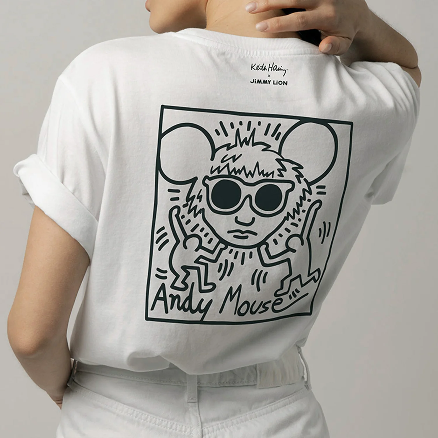 Andy Mouse Tee - White - Image 5