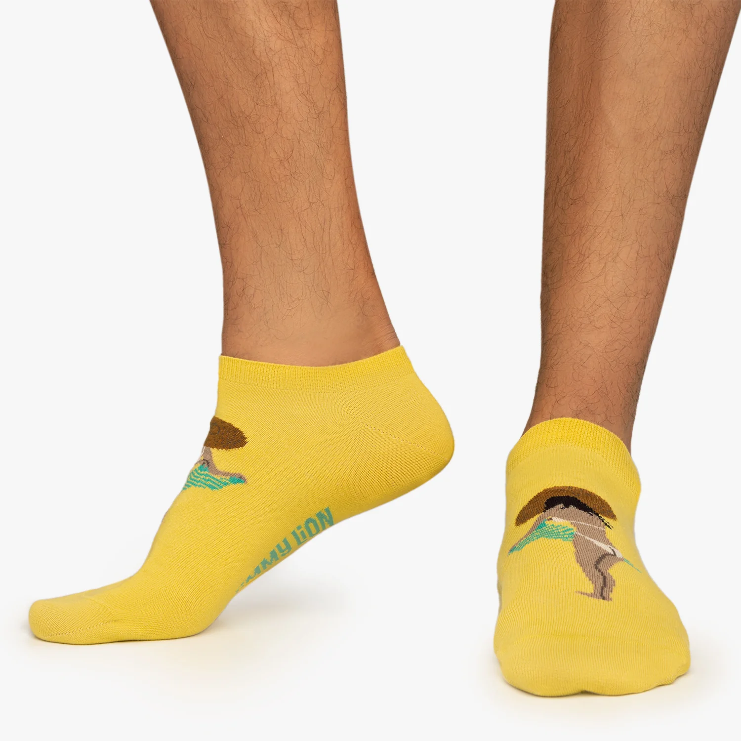 Ankle Caught Nude - Yellow - Image 2
