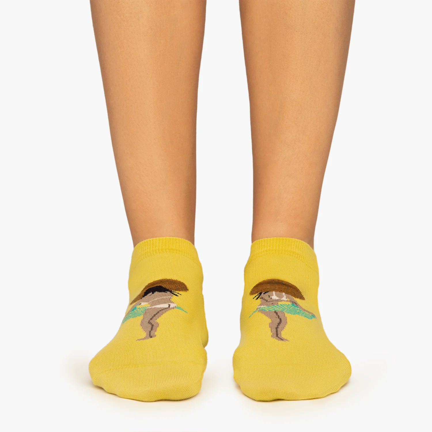 Ankle Caught Nude - Yellow - Image 3
