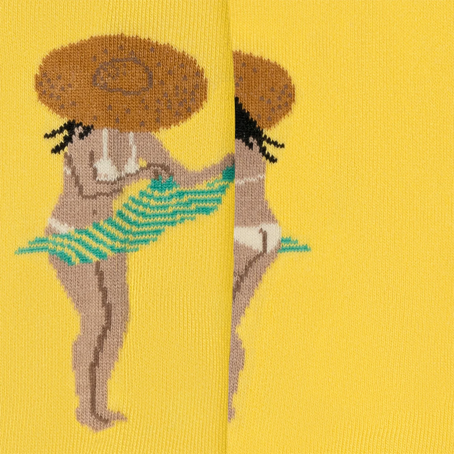 Ankle Caught Nude - Yellow - Image 4