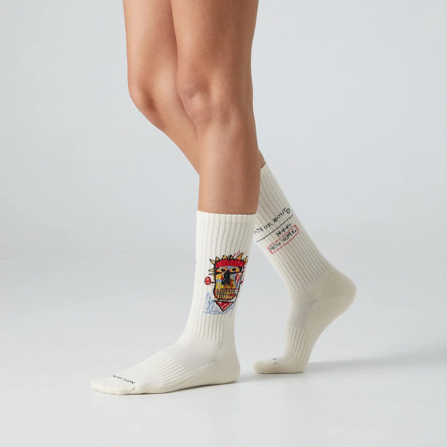 Athletic Basquiat Heads 1982 - Beige - Image 3