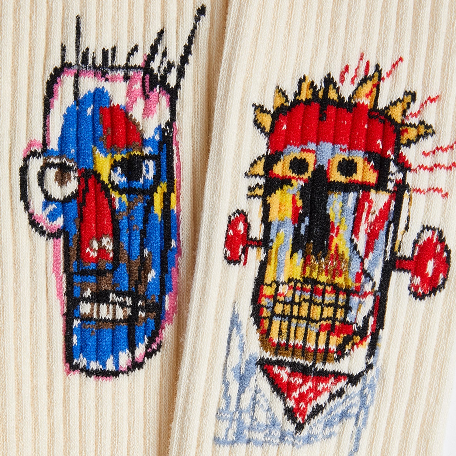 Athletic Basquiat Heads 1982 - Beige - Image 4