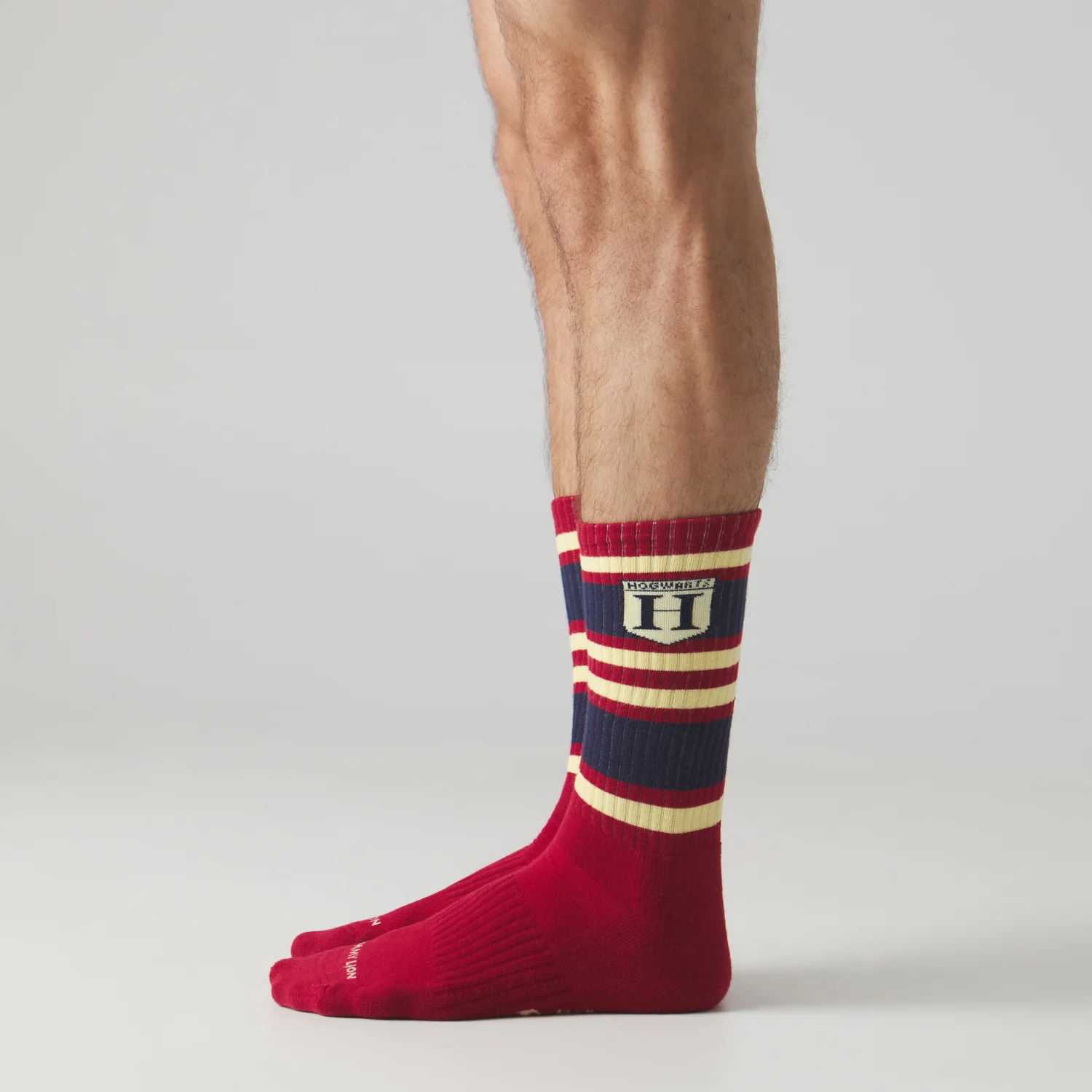 Athletic Harry Potter Hogwarts Socks - Burgundy - Image 2