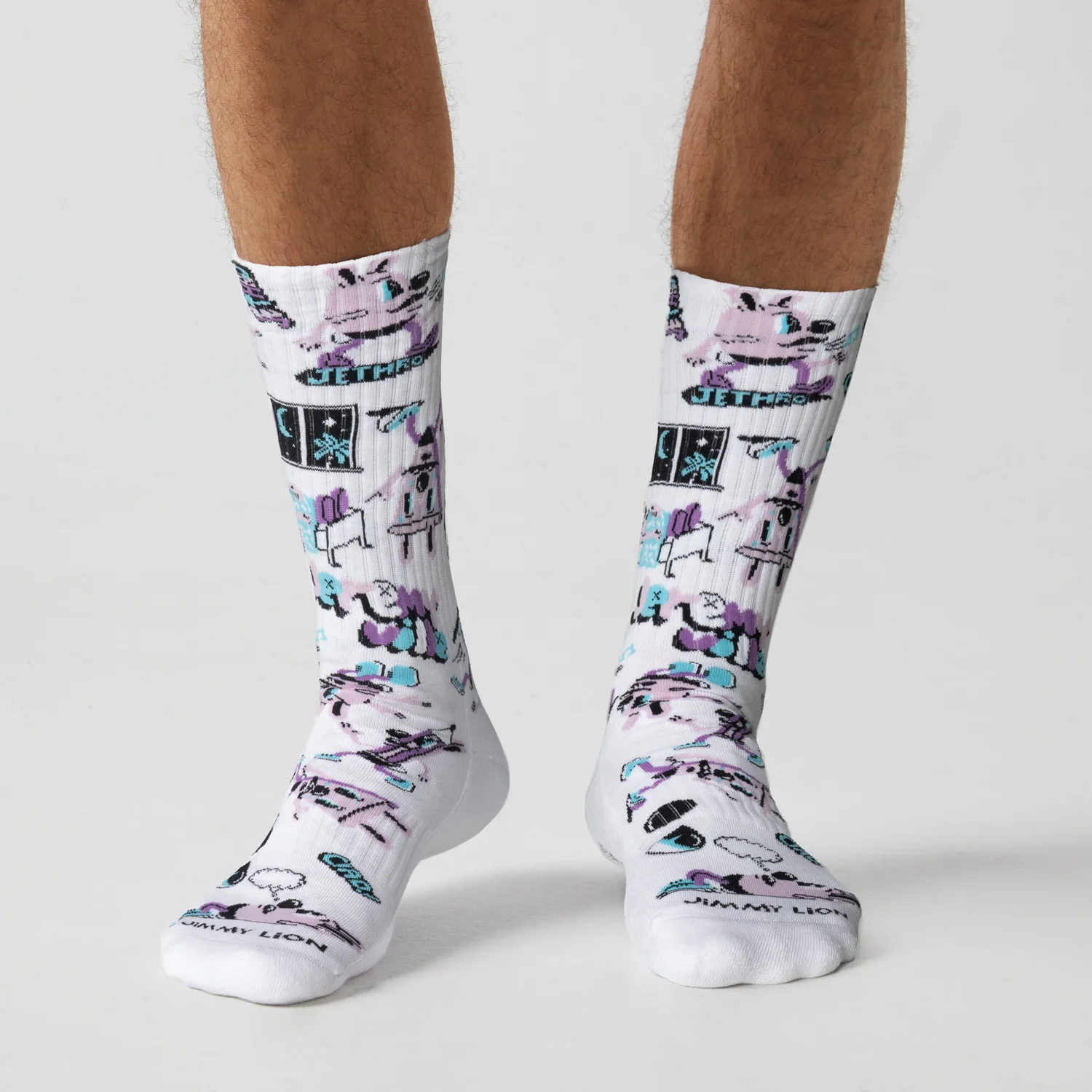Athletic Jethro Pattern - White - Image 2