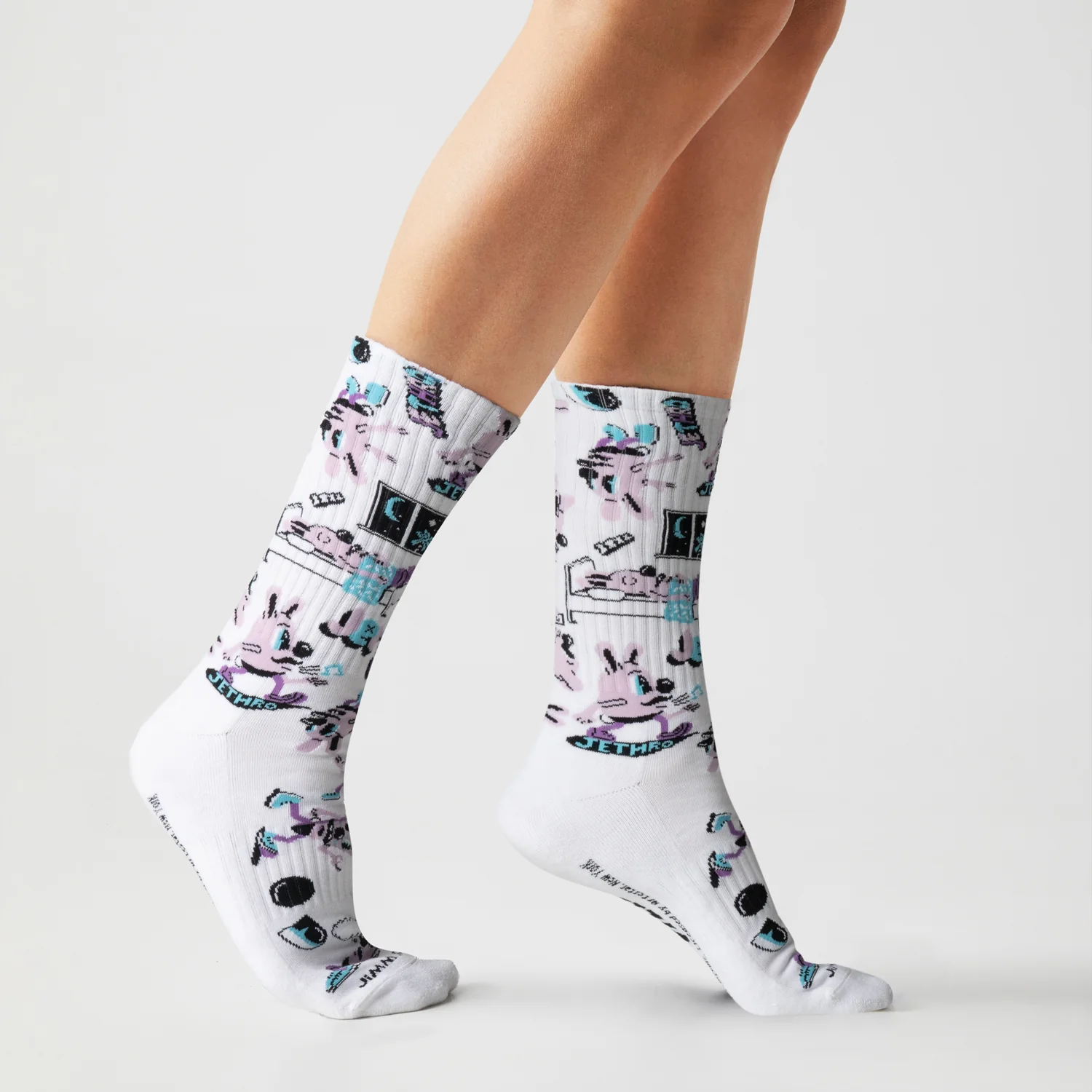 Athletic Jethro Pattern - White - Image 3