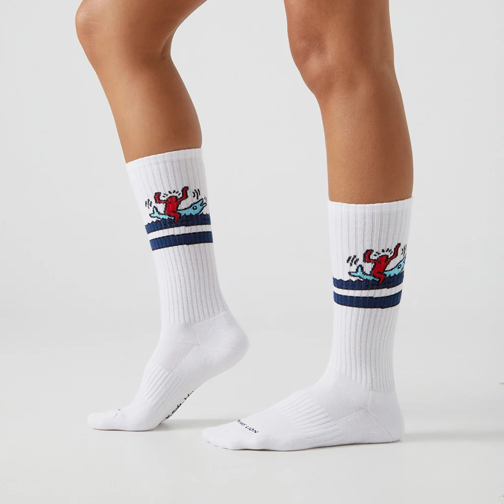Athletic Keith Haring Dolphin - White - Image 3