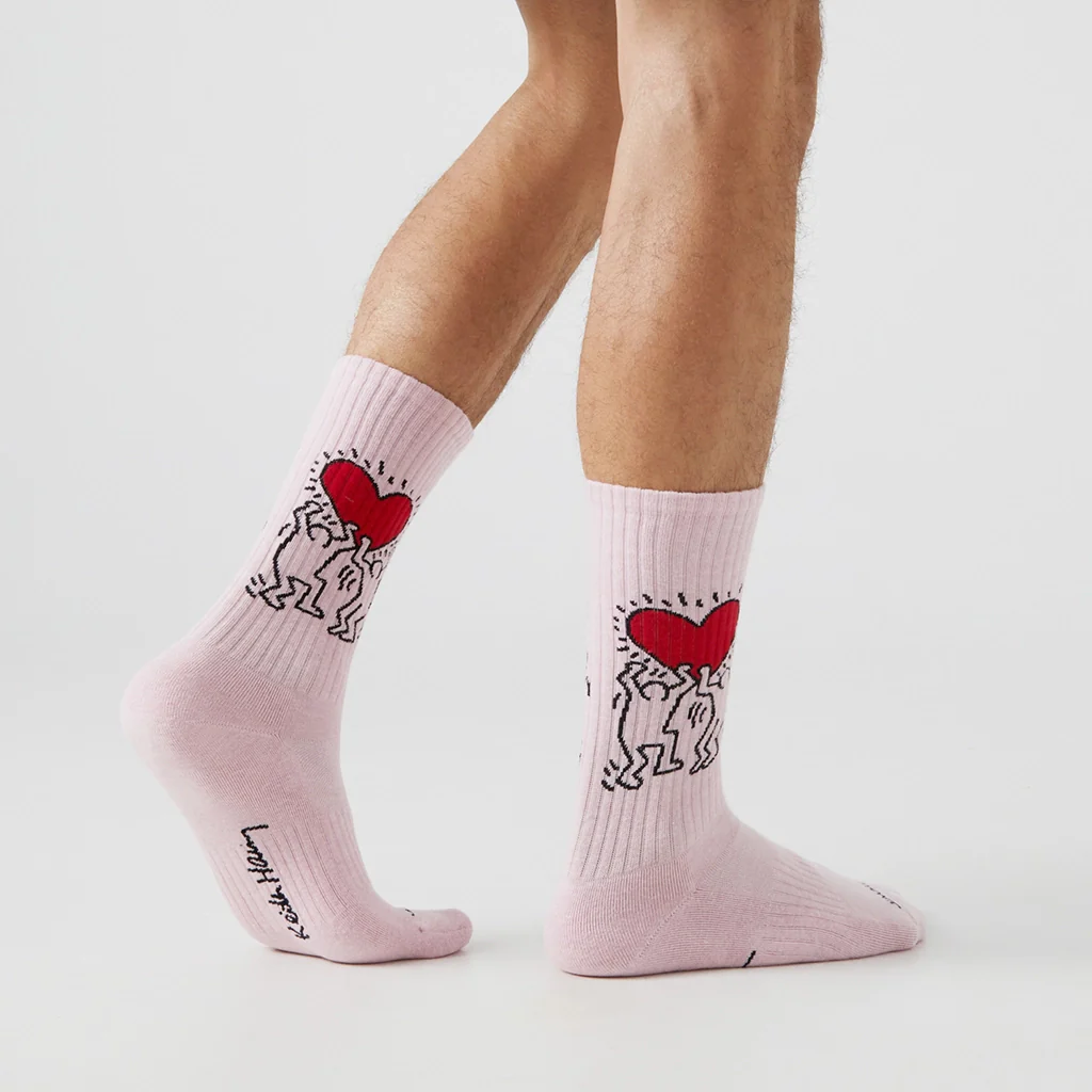 Athletic Keith Haring Heart - Pink - Image 2