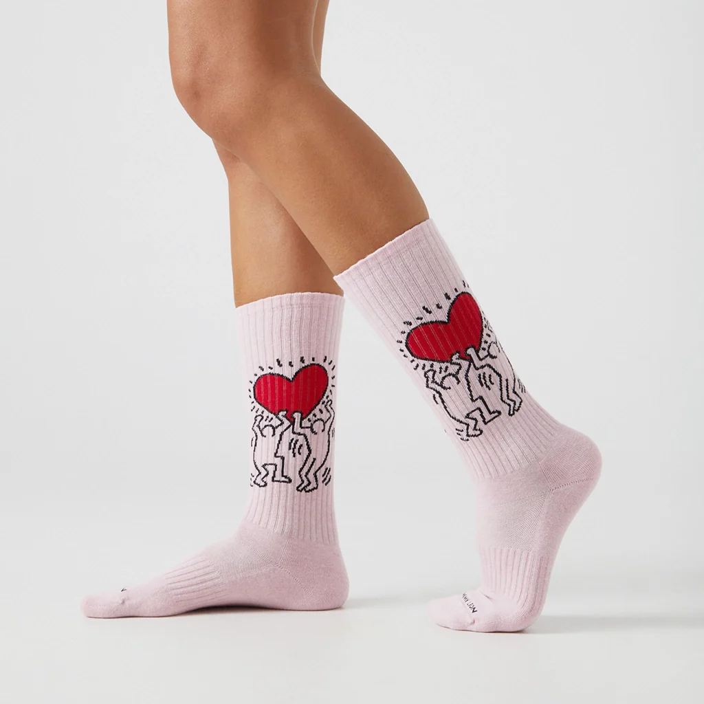 Athletic Keith Haring Heart - Pink - Image 3