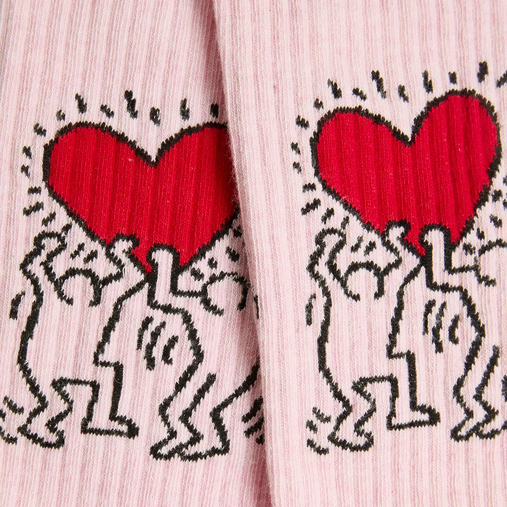 Athletic Keith Haring Heart - Pink - Image 4