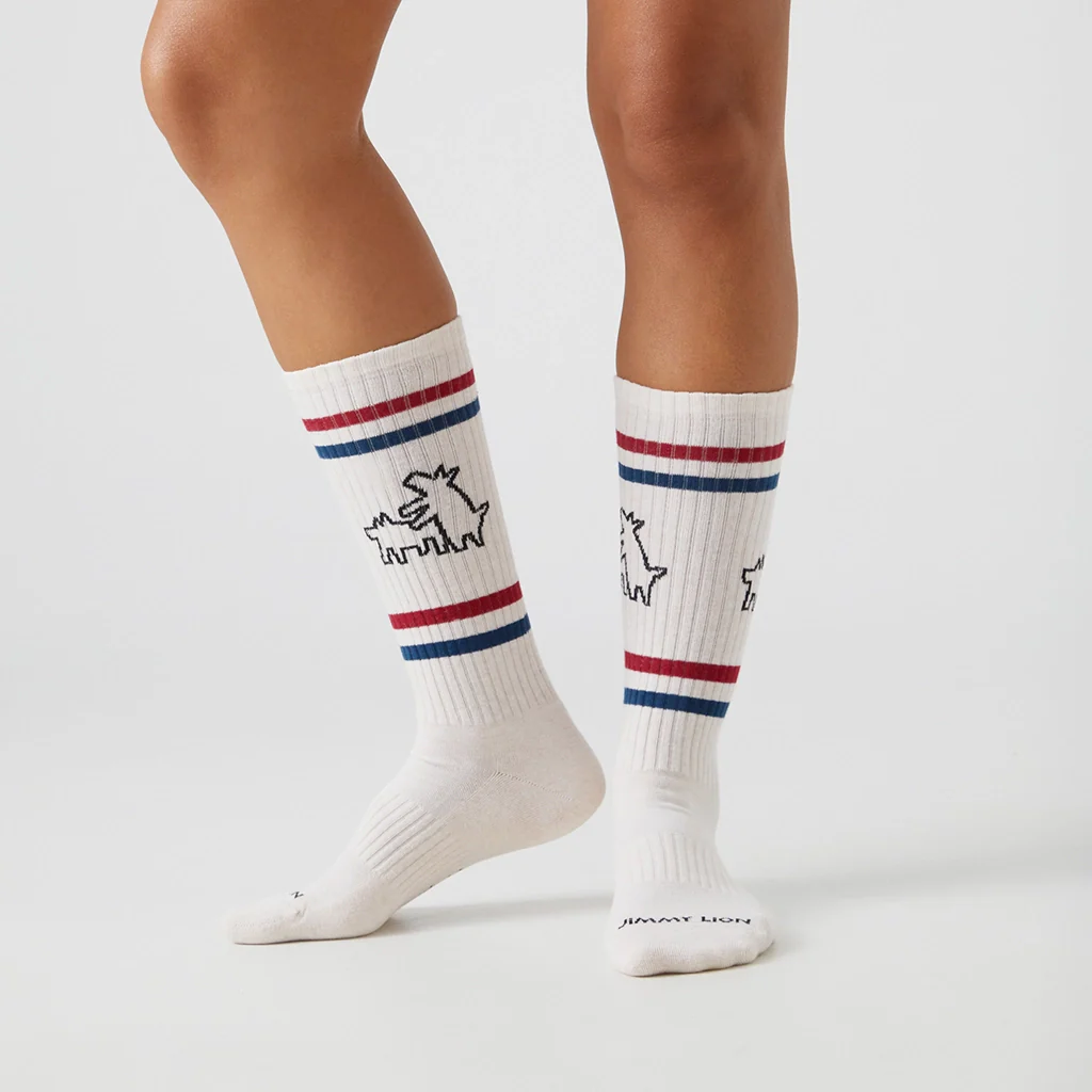Athletic Keith Haring Two Dogs - Beige - Image 3