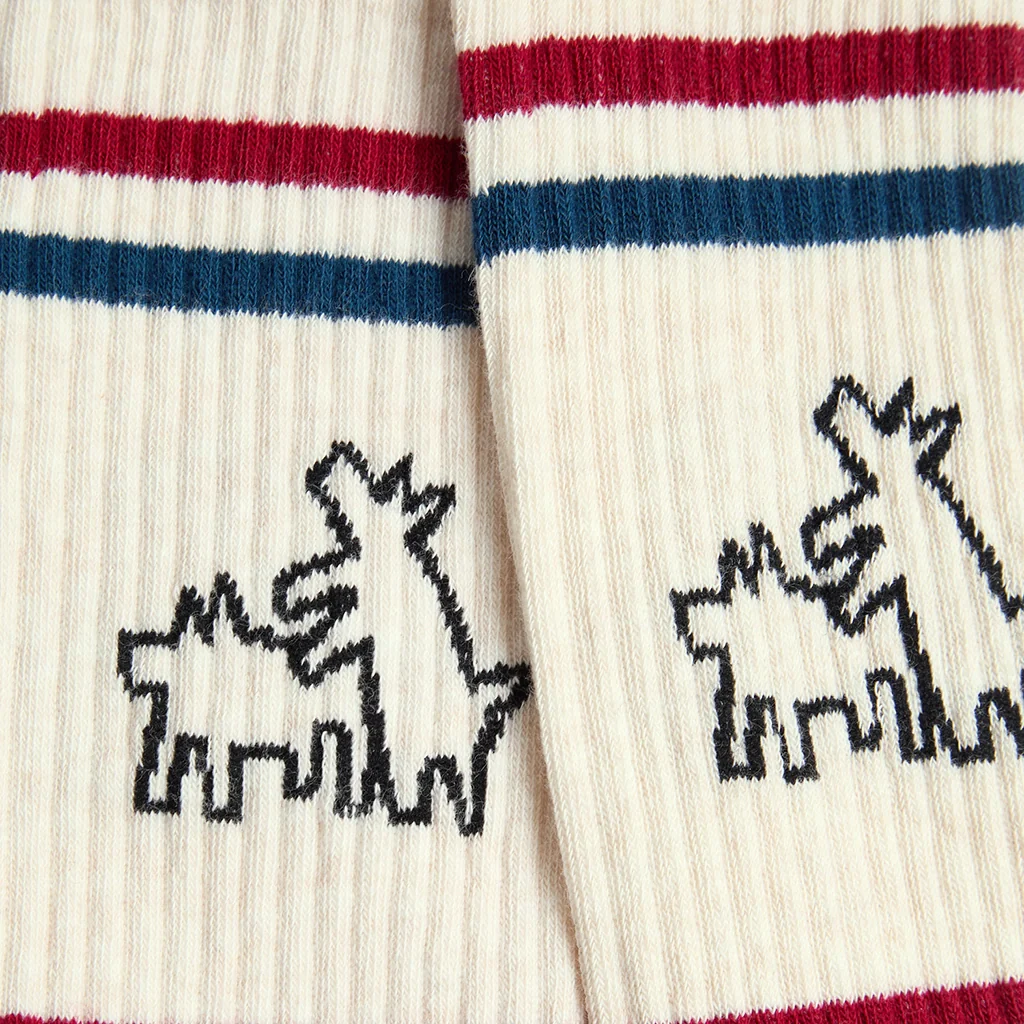 Athletic Keith Haring Two Dogs - Beige - Image 4