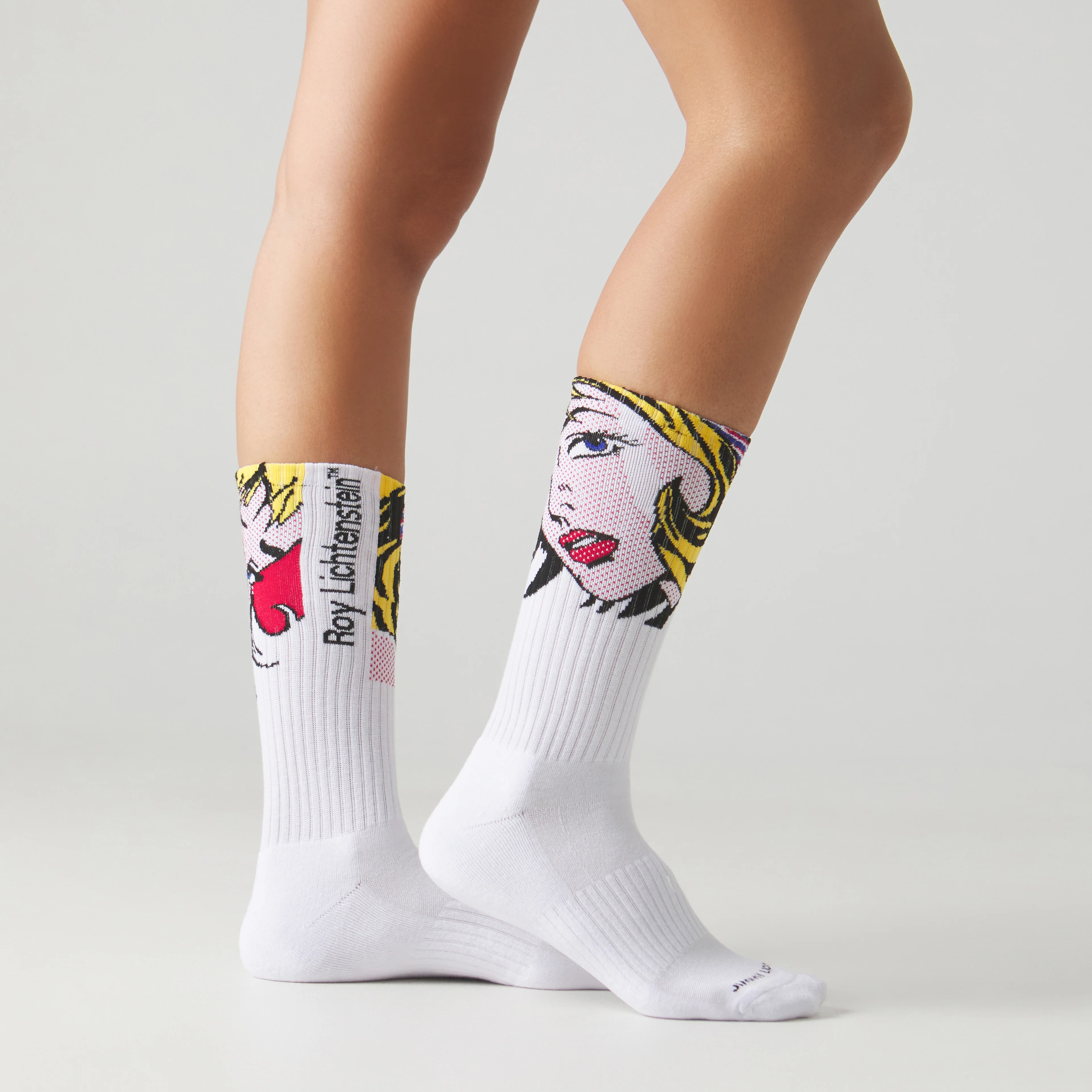 Athletic Roy Lichtenstein Girl With Hair Ribbon - White - Image 4