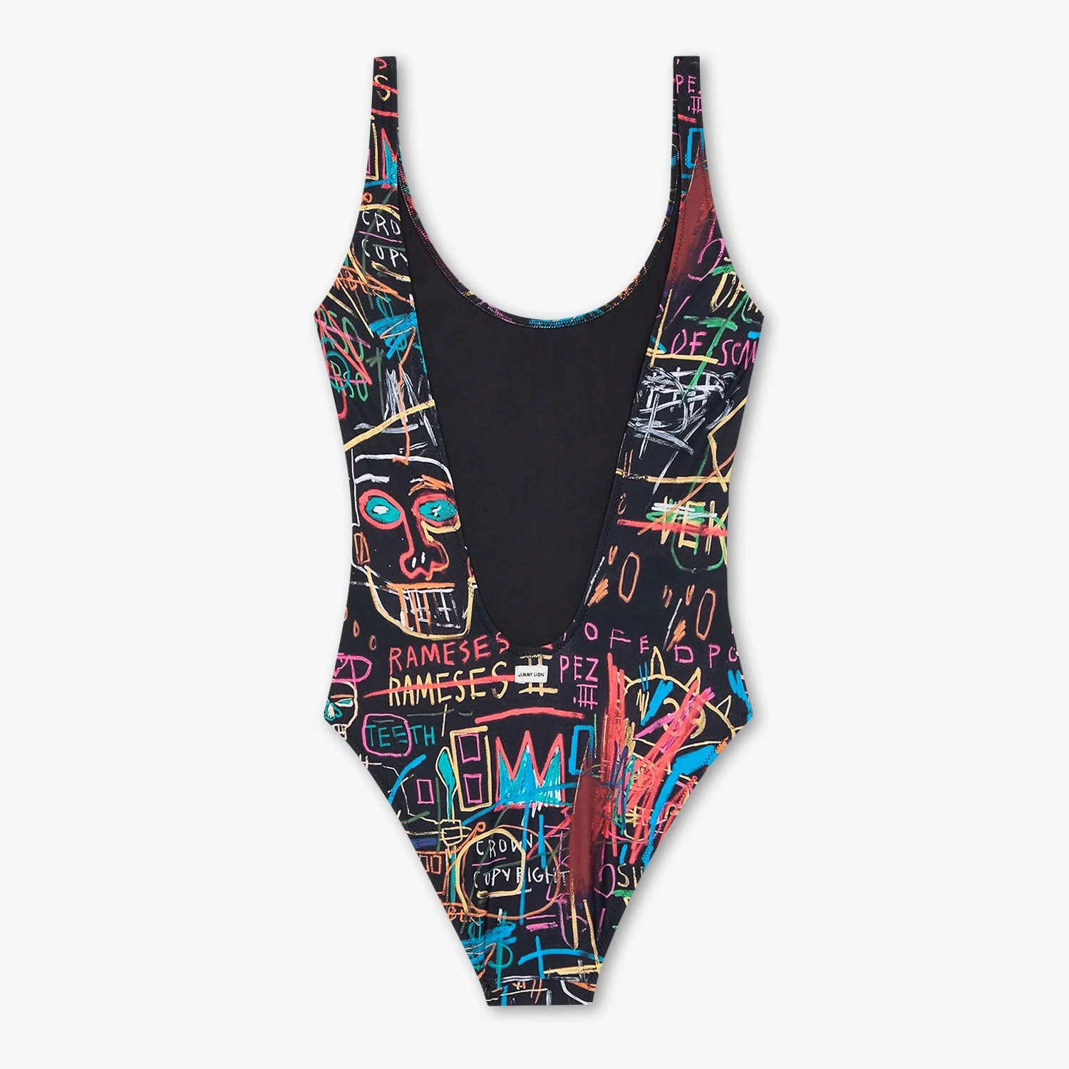 Basquiat Kings of Egypt Swimsuit - Black - Image 2