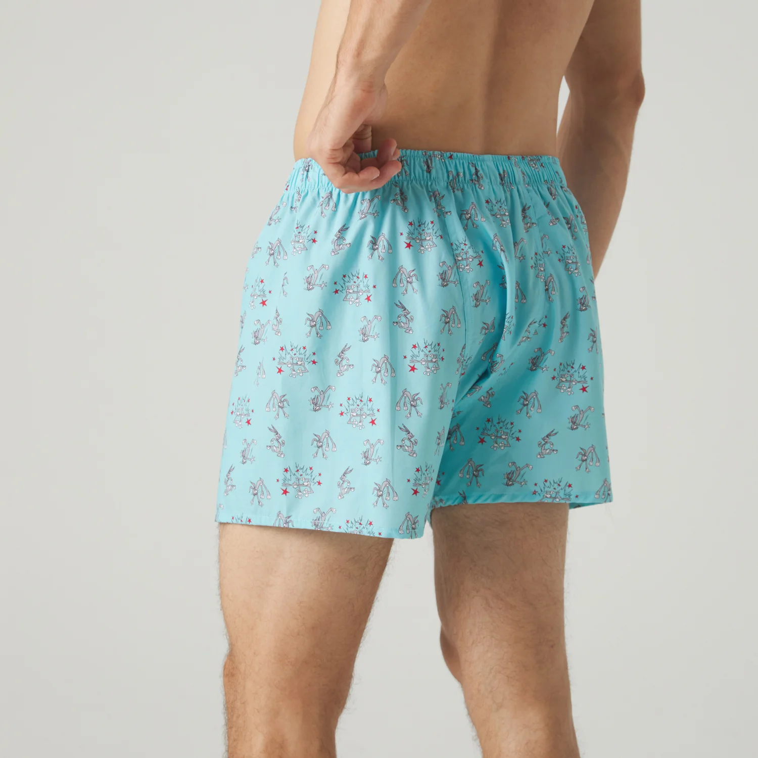 Bugs Bunny Boxer Shorts - Light Blue - Image 3