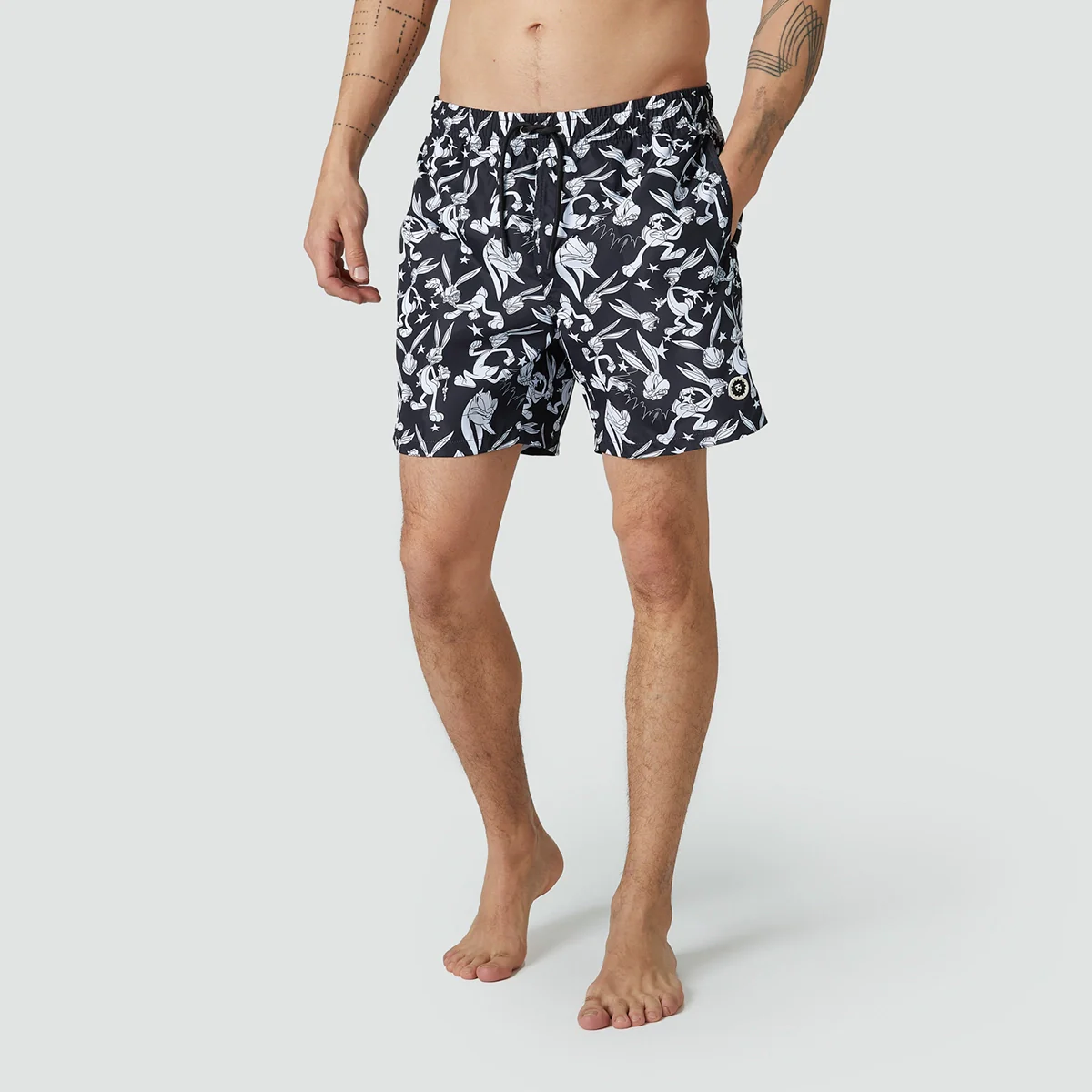 Bugs Bunny Swim Shorts - Black - Image 3