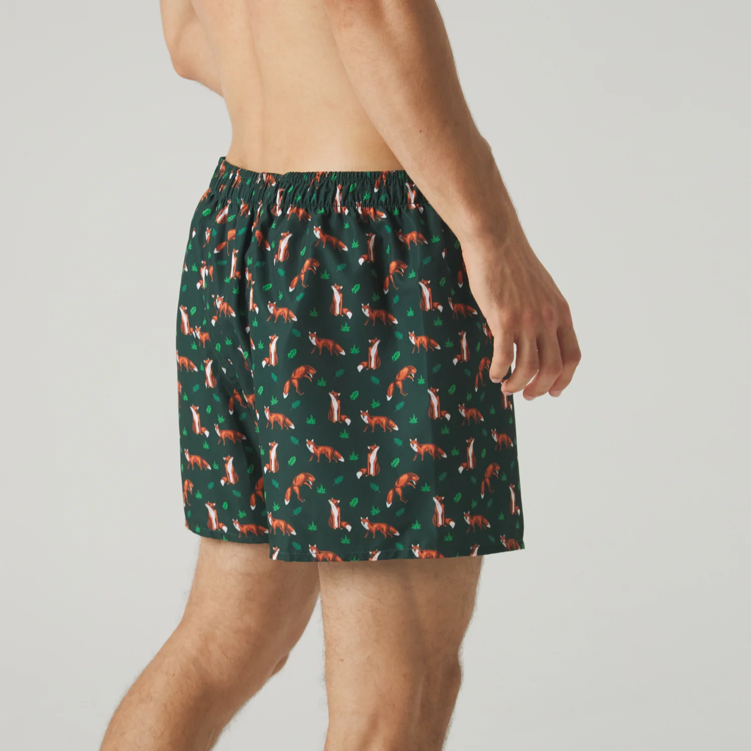 Dusk Fox Boxer Shorts - Green - Image 3