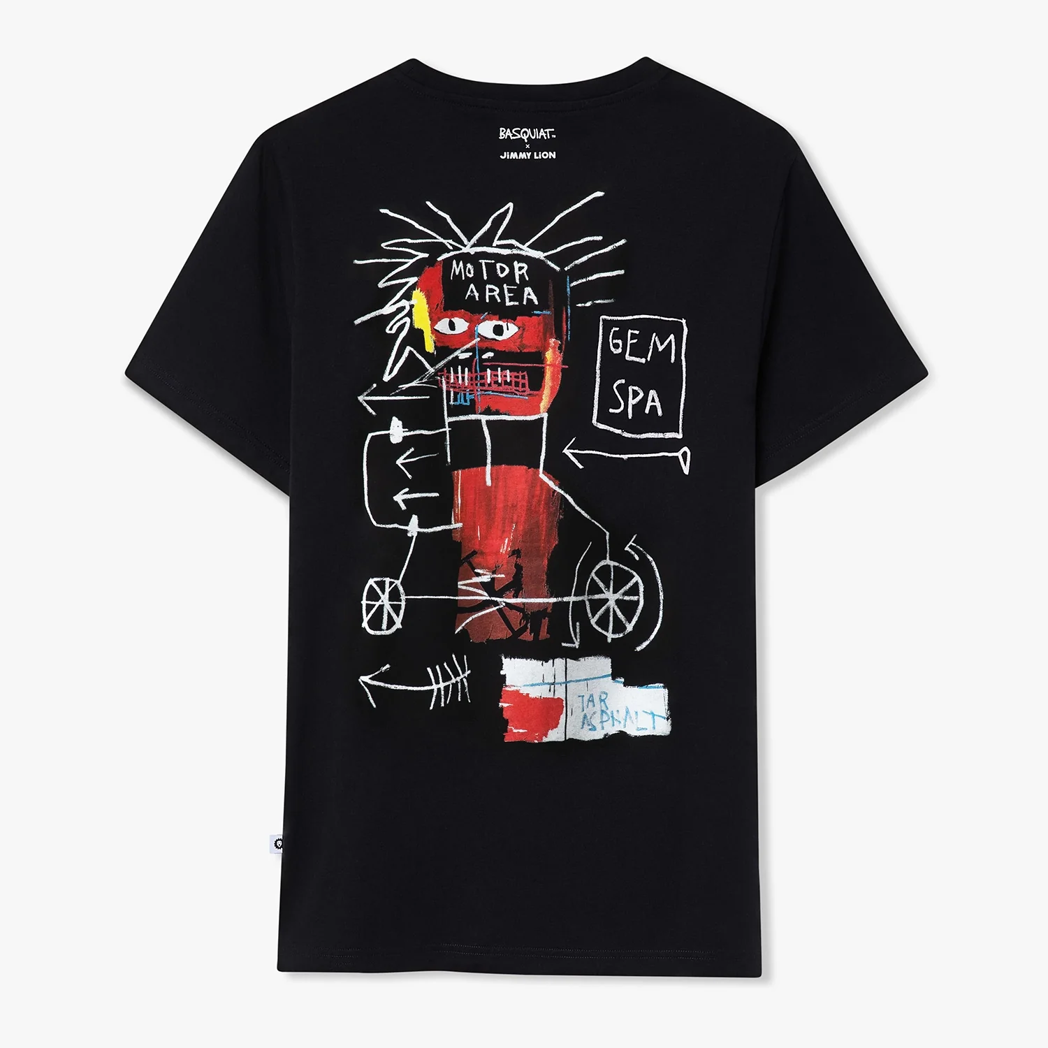 Basquiat Gem Spa Tee - Black - Image 2