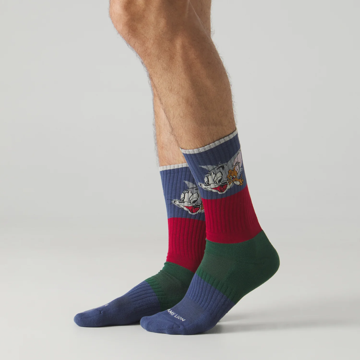 Athletic Tom and Jerry Socks - Navy Blue - Image 3