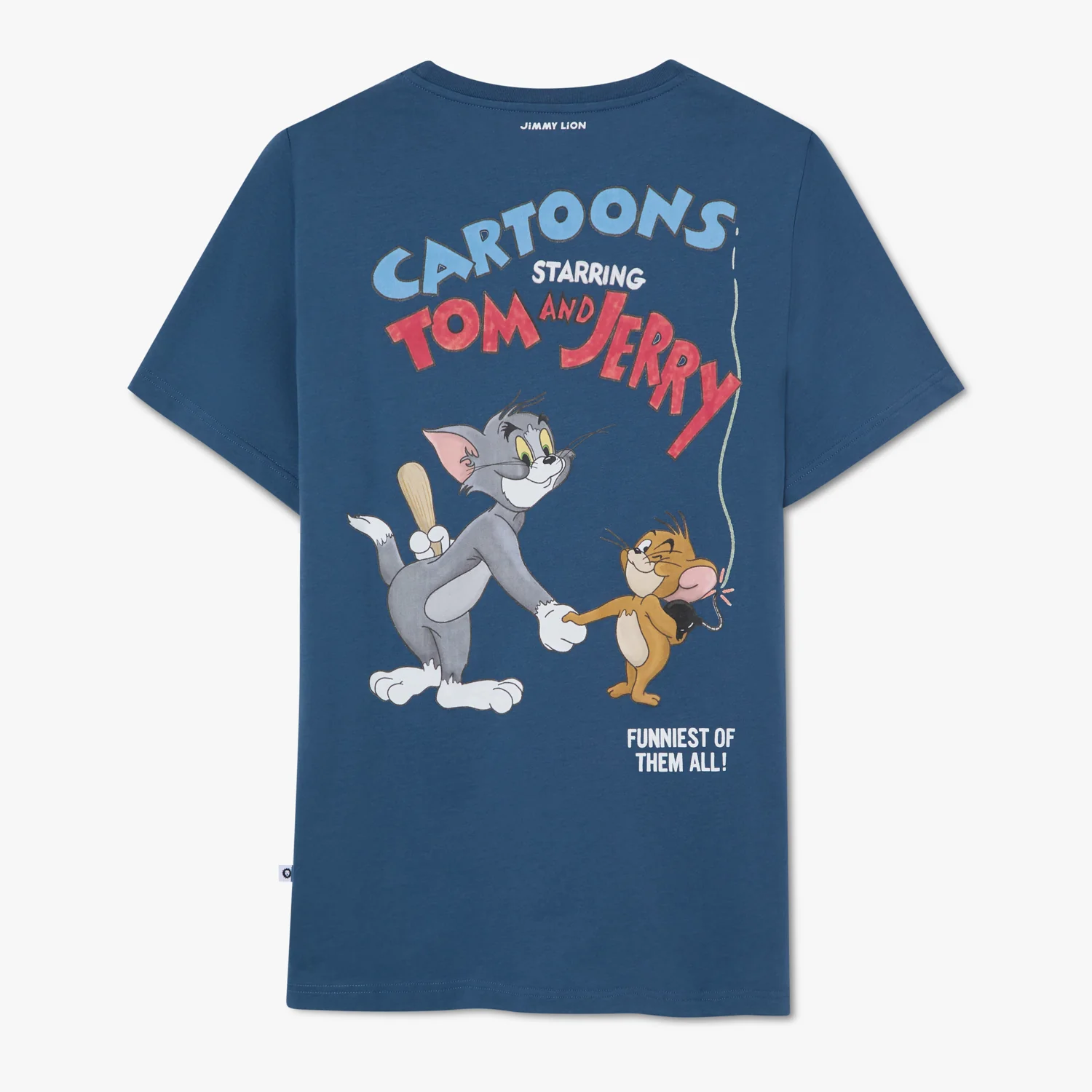 Tom and Jerry Cartoons Tee - Blue Navy - Image 2