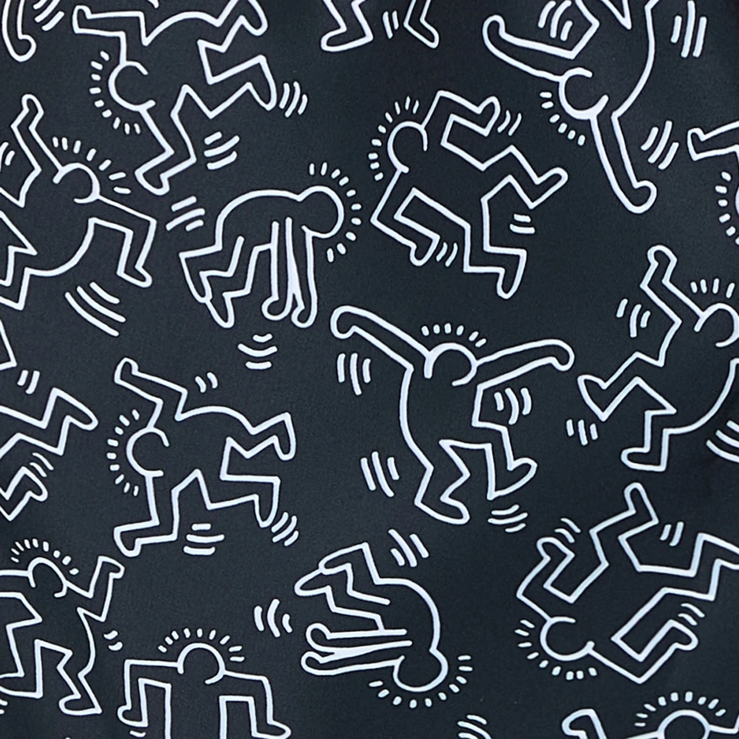 Keith Haring Dancers Swim Shorts - Black - Image 5