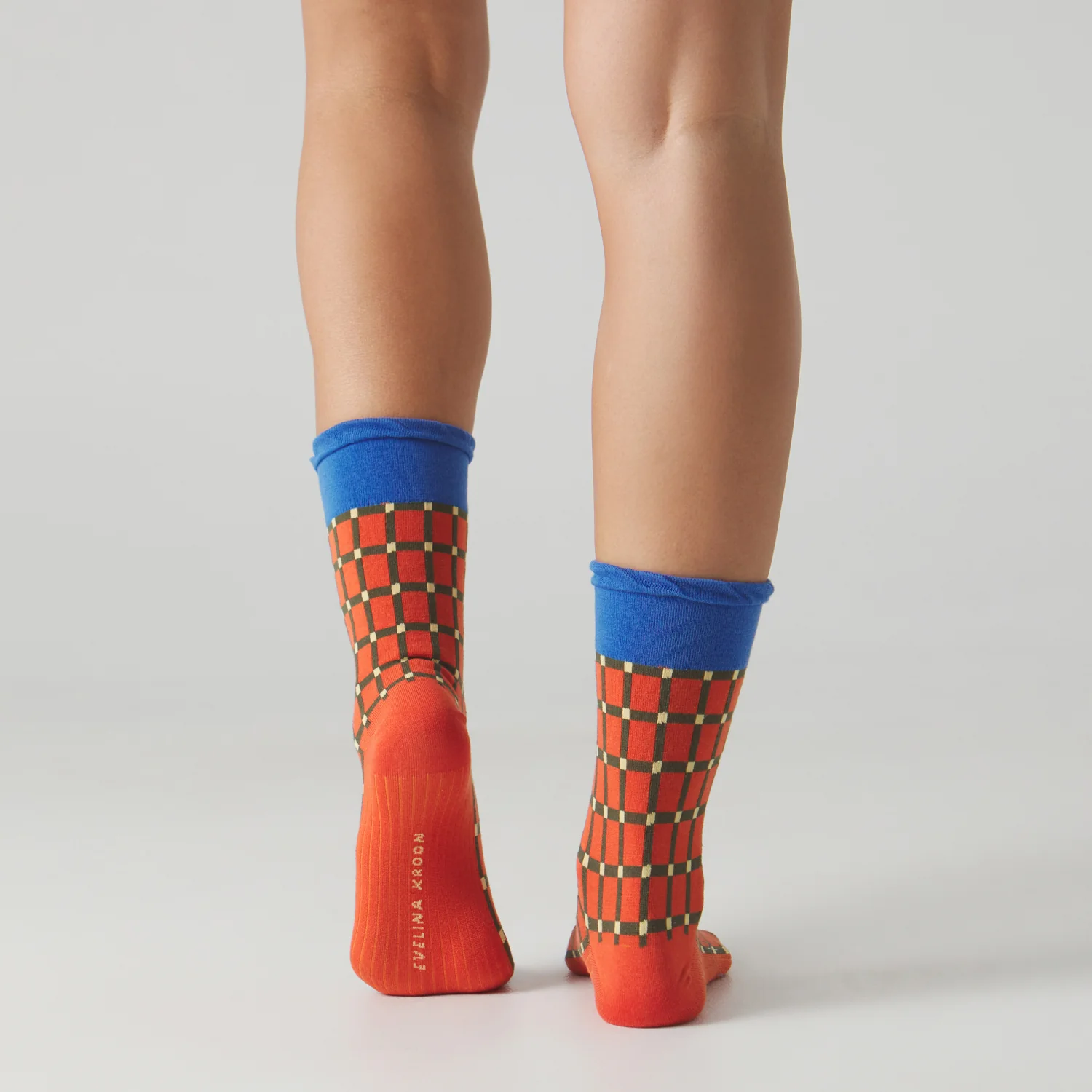 Evelina Kroon Orange Pattern - Orange Blue - Image 3