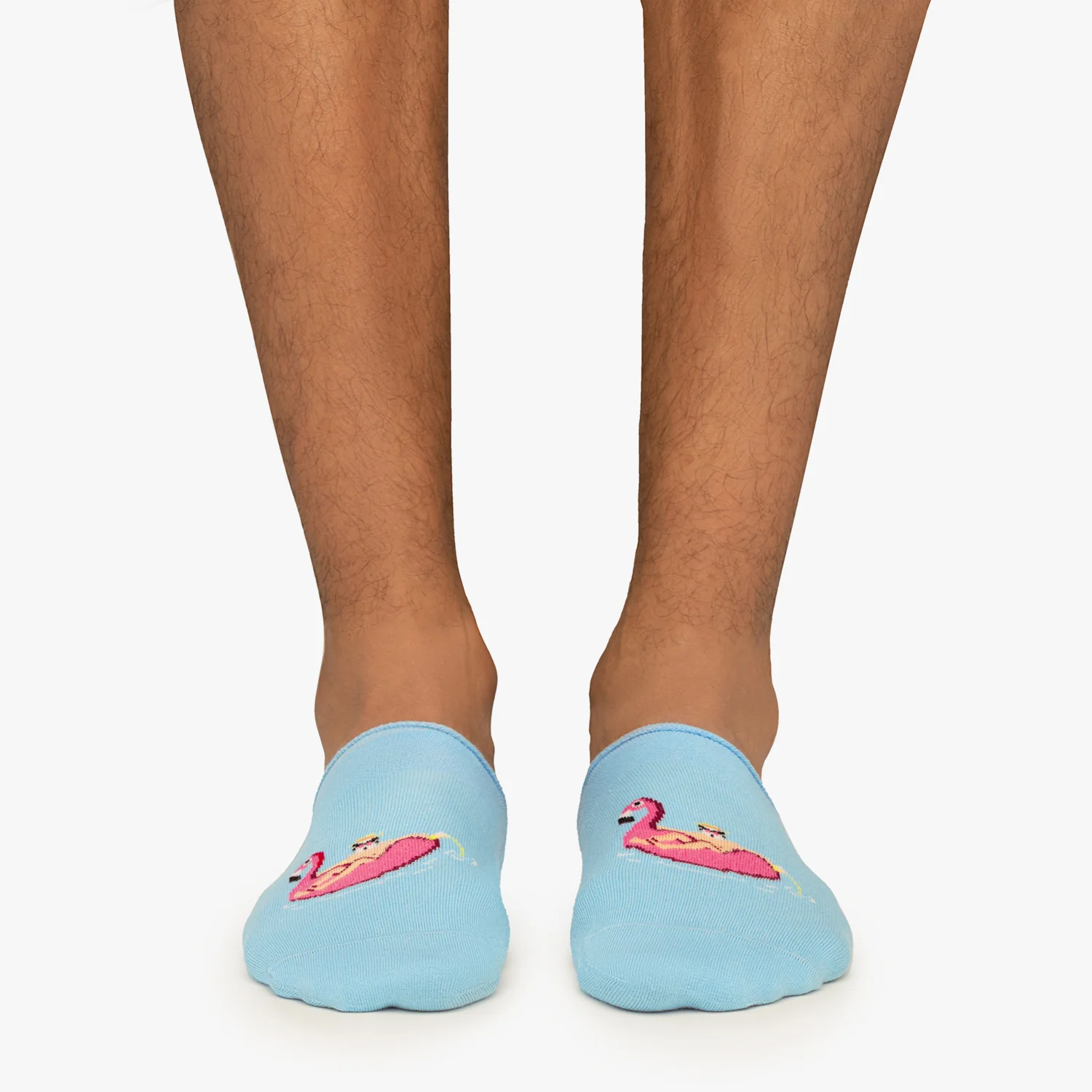 Flamingo Floatie No Show - Light Blue - Image 2