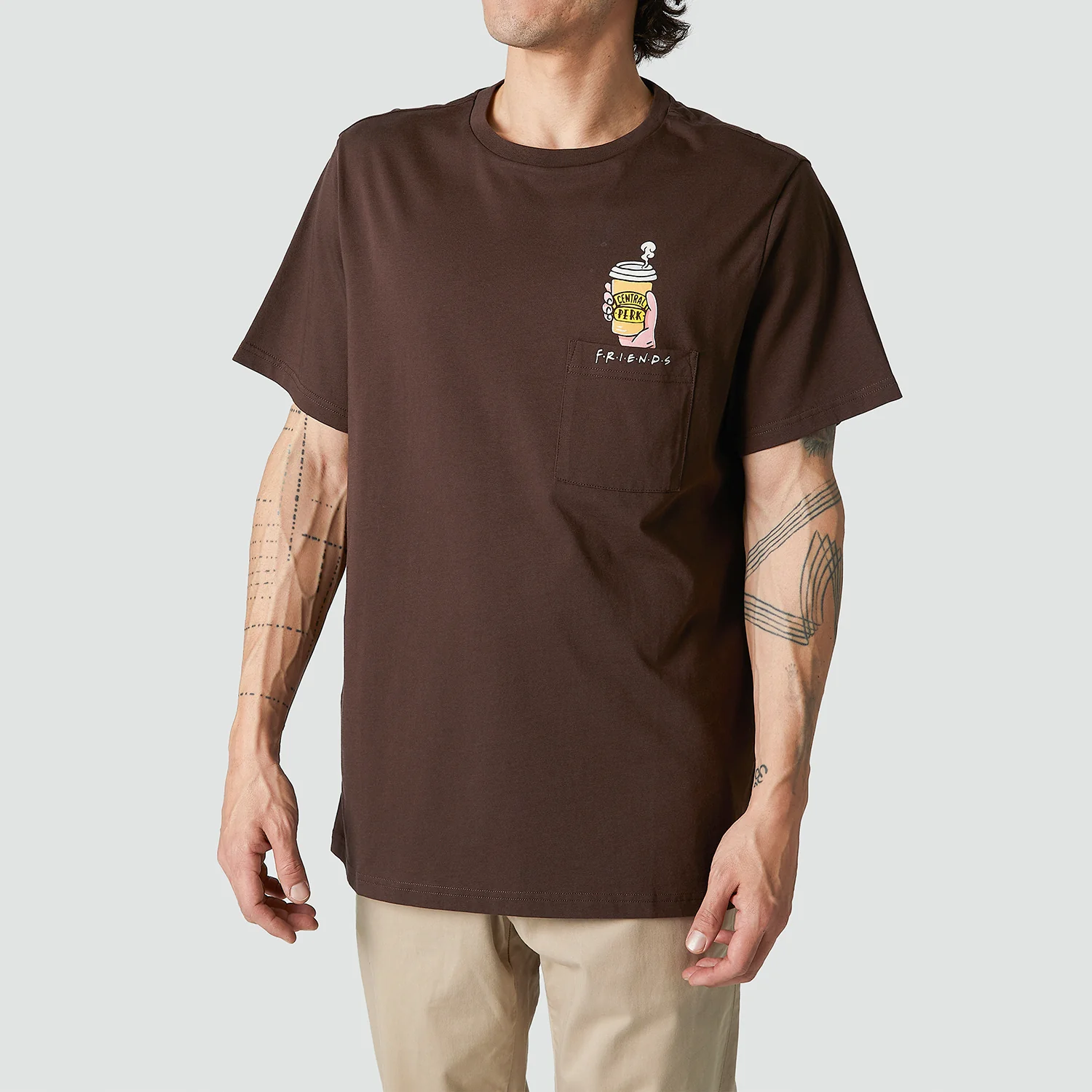 Friends Central Perk Tee - Brown - Image 3