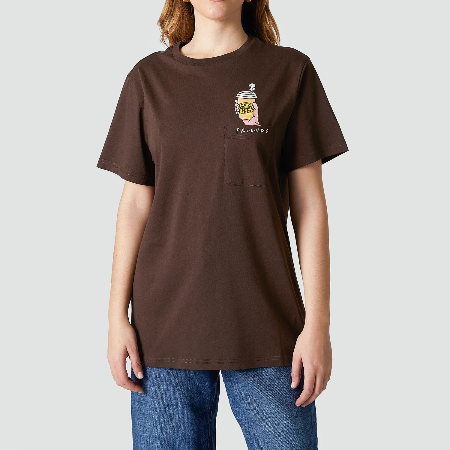 Friends Central Perk Tee - Brown - Image 4