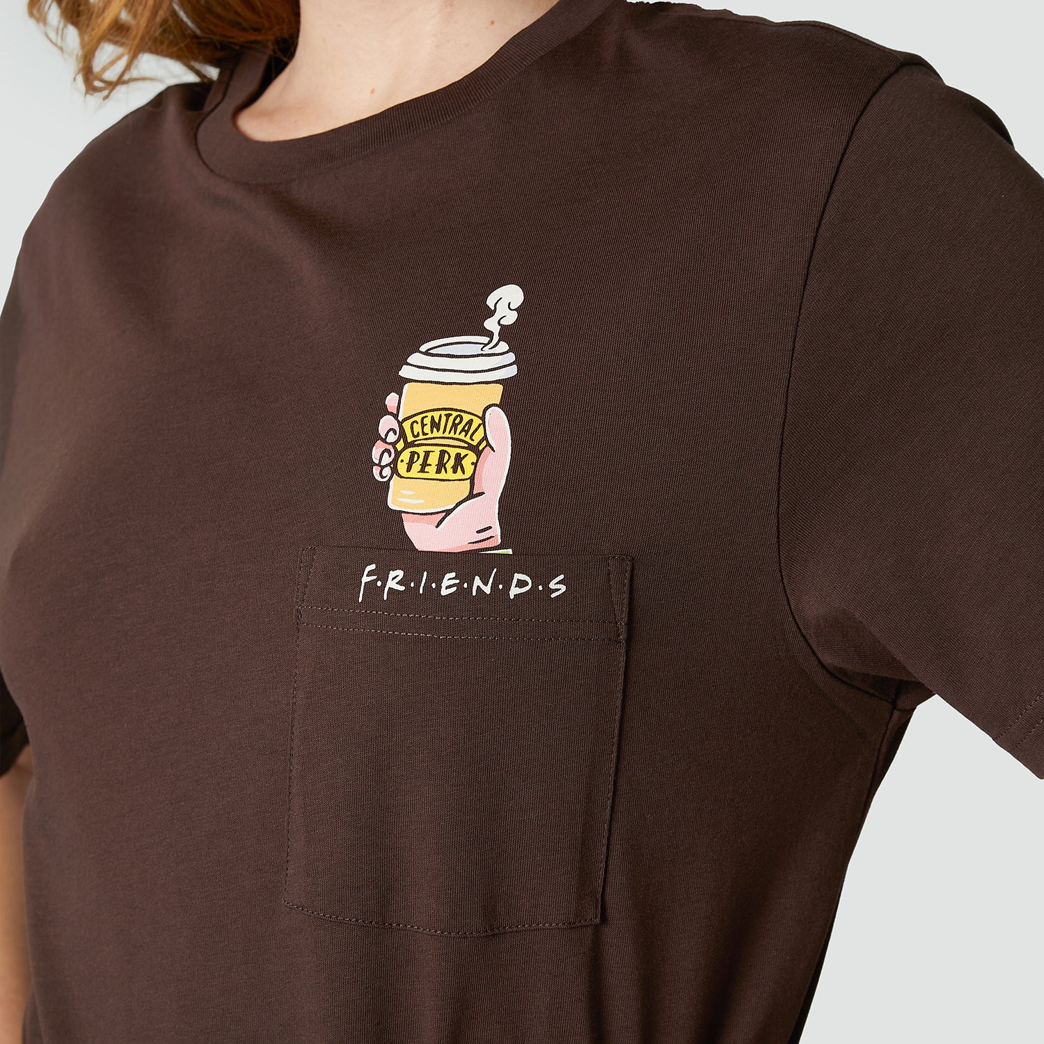 Friends Central Perk Tee - Brown - Image 5