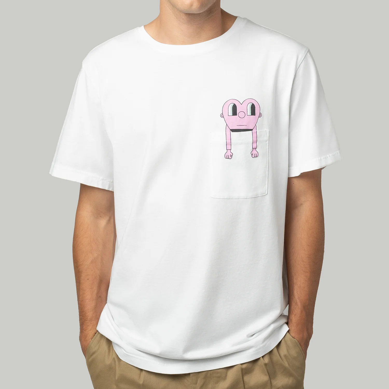 Giant Heart Tee - White - Image 3