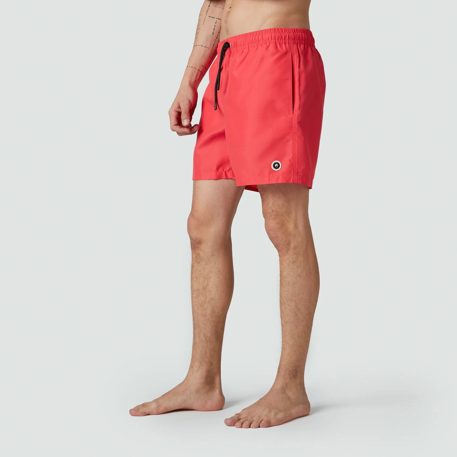 Lion Essentials Swim Shorts - Nectarine Red - Image 3