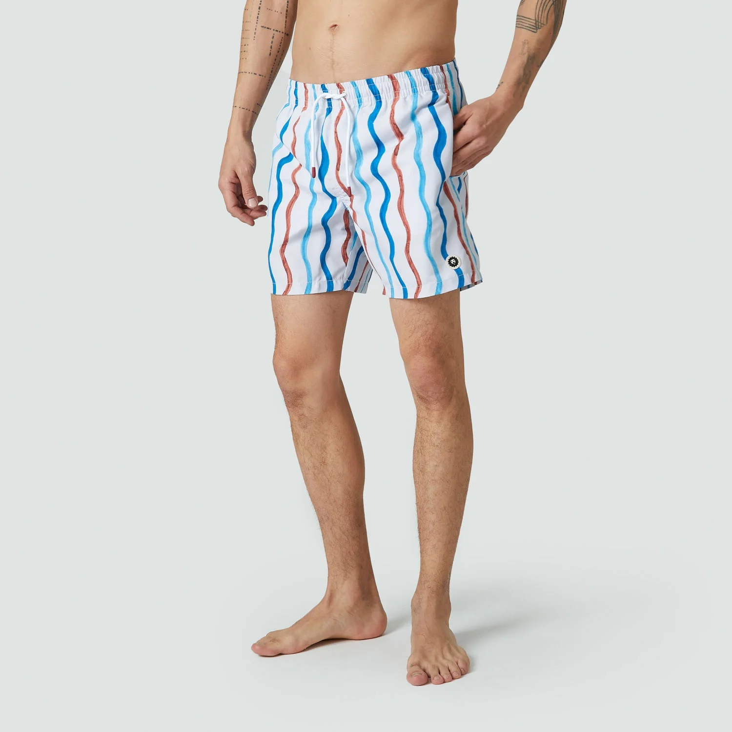Groove Swim Shorts - Off White - Image 3
