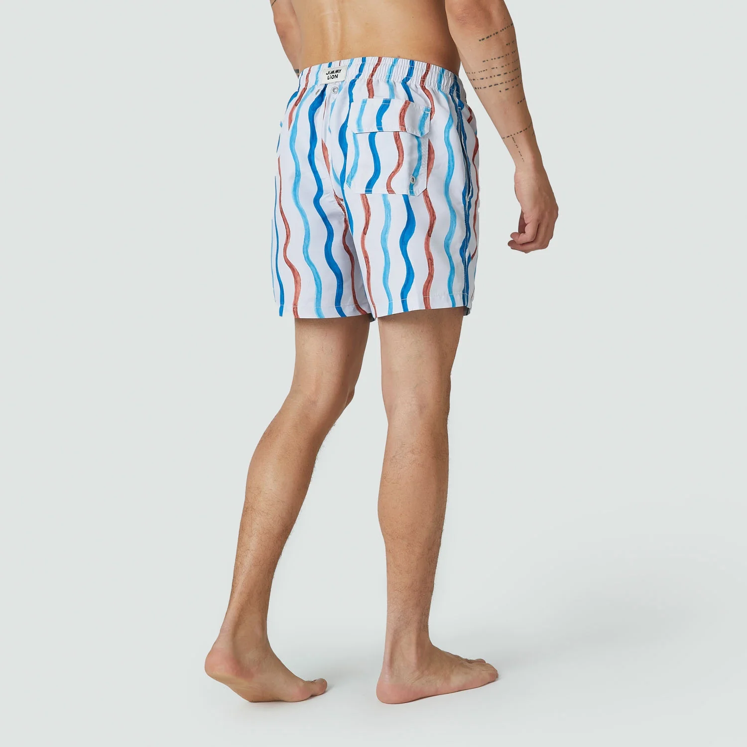 Groove Swim Shorts - Off White - Image 4