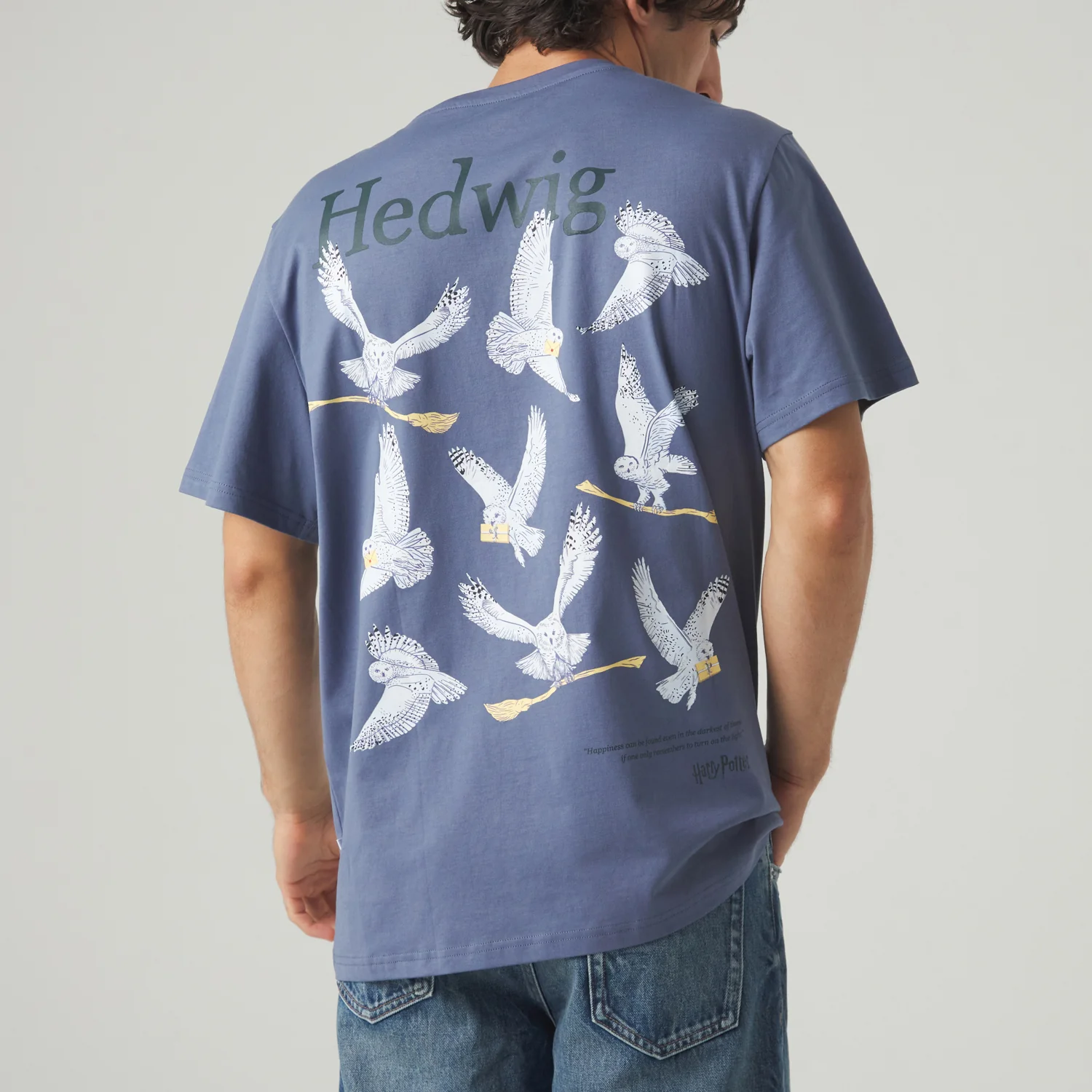 Harry Potter Hedwig Tee - Gray - Image 3