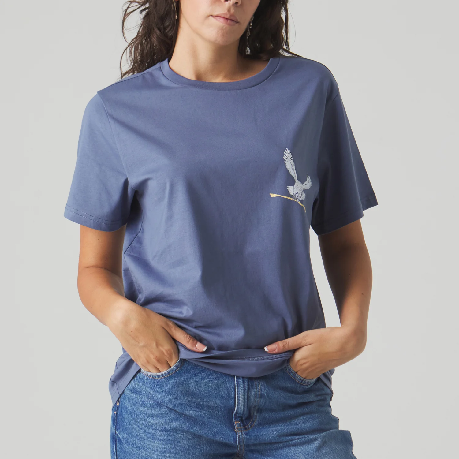 Harry Potter Hedwig Tee - Gray - Image 6