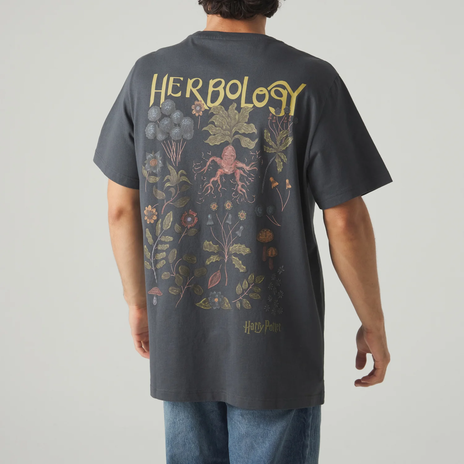 Harry Potter Herbology Tee - Dark Gray - Image 3
