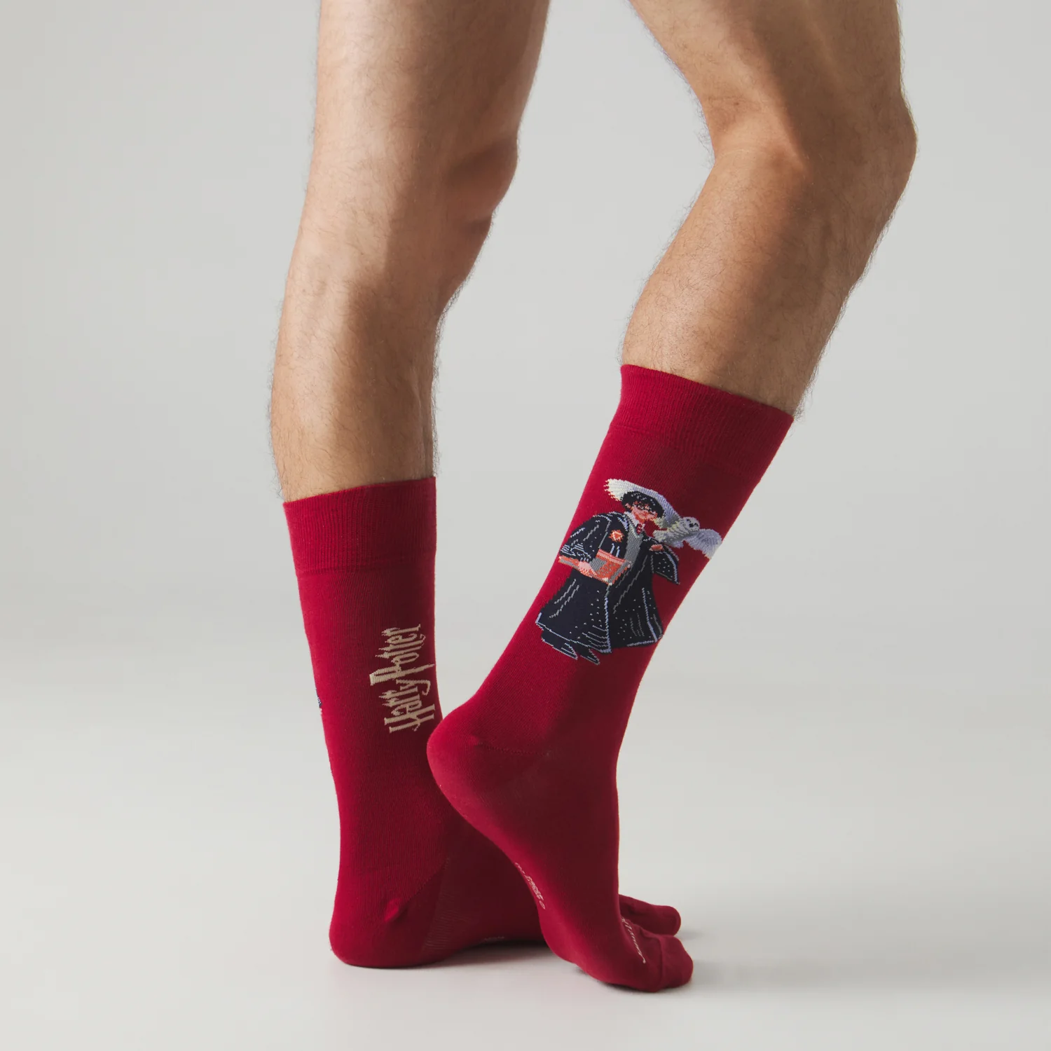 Harry Potter The Boy Who Lived Socks - Burgundy - Image 2