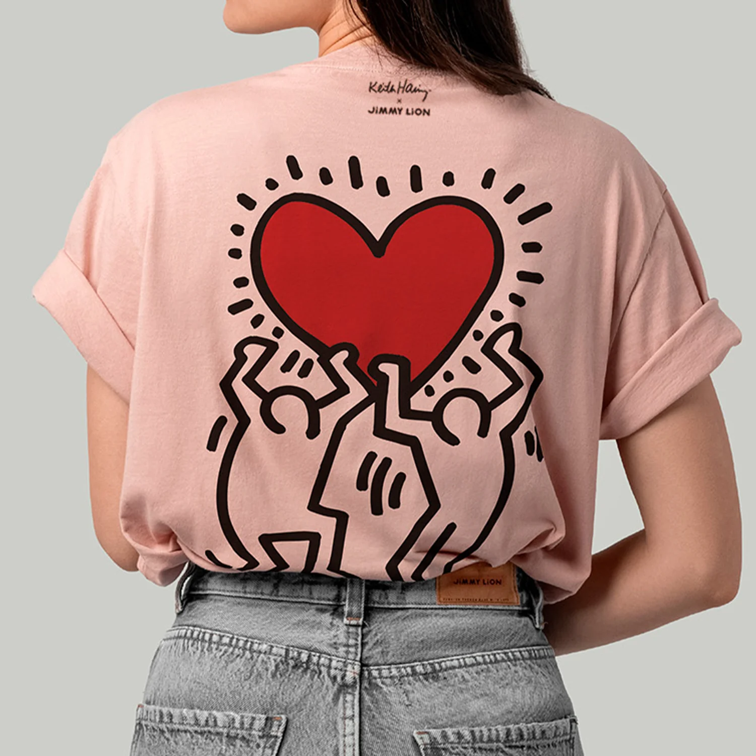 Heart Tee - Pink - Image 5