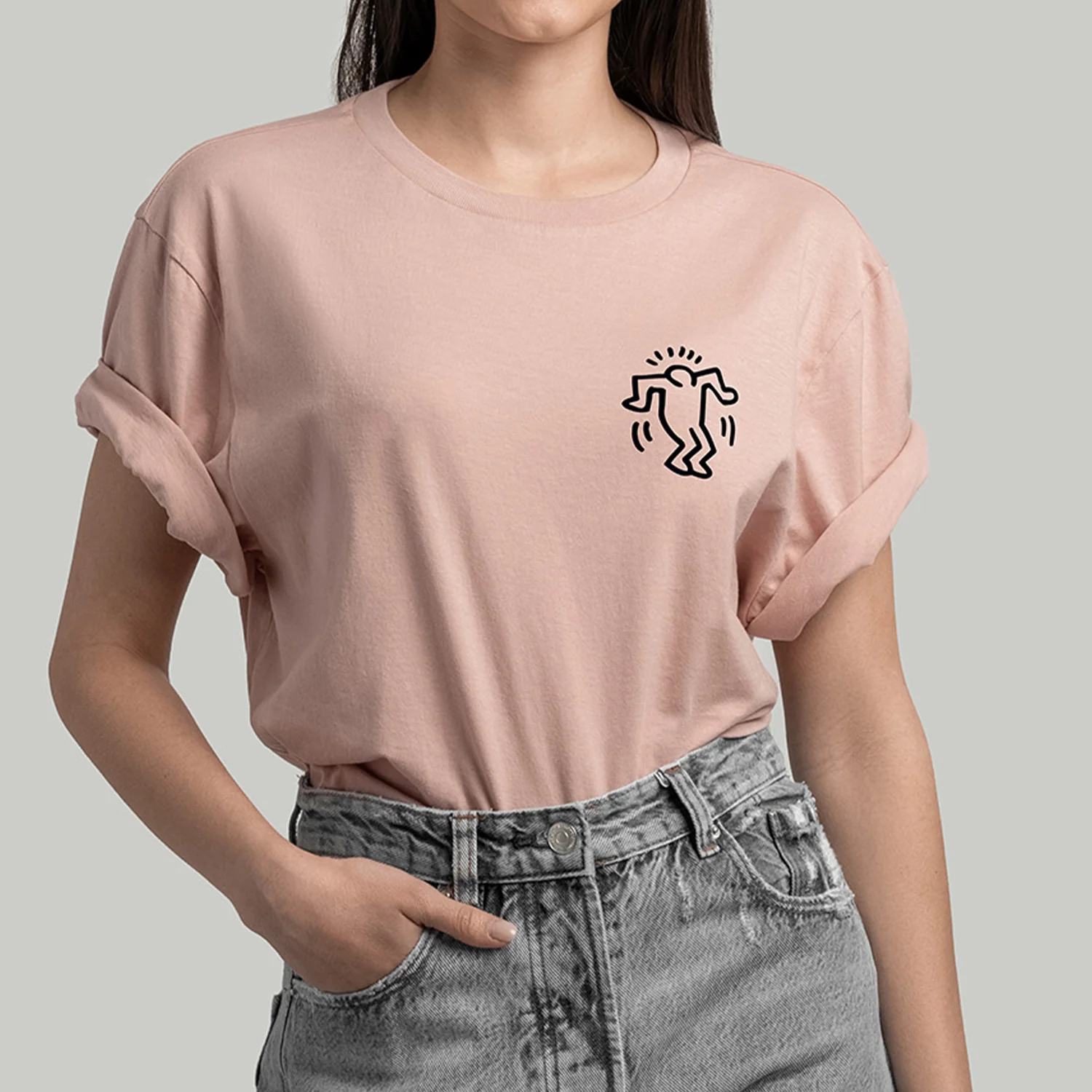 Heart Tee - Pink - Image 6