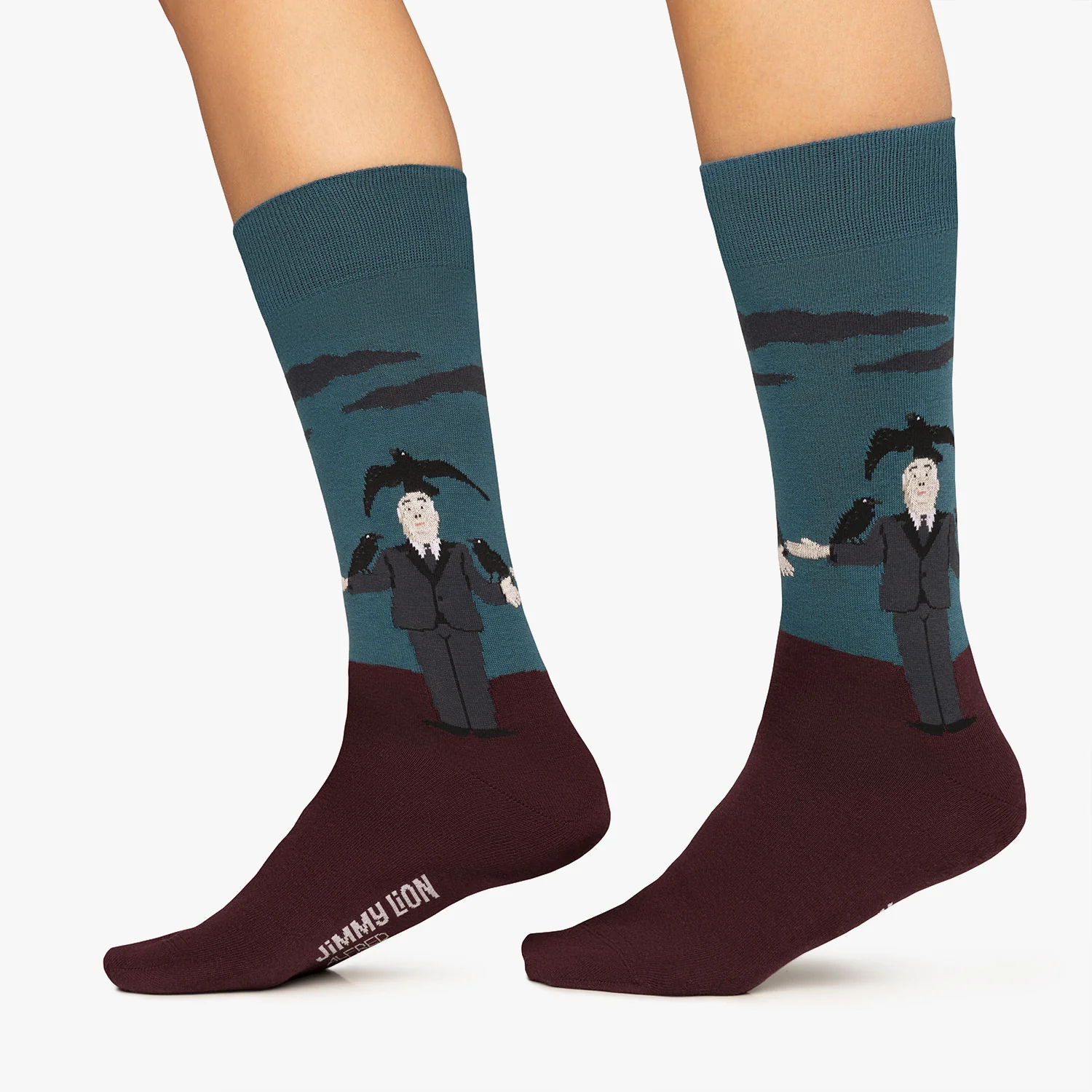 Hitchcock Crows - Dark Red - Image 3