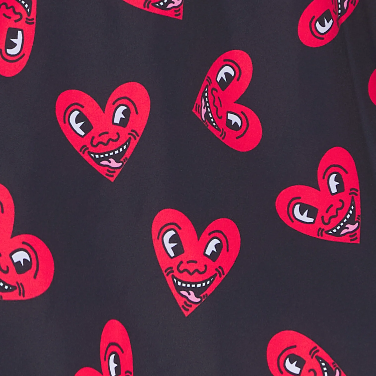 Keith Haring Heart Boxer Shorts - Black - Image 2