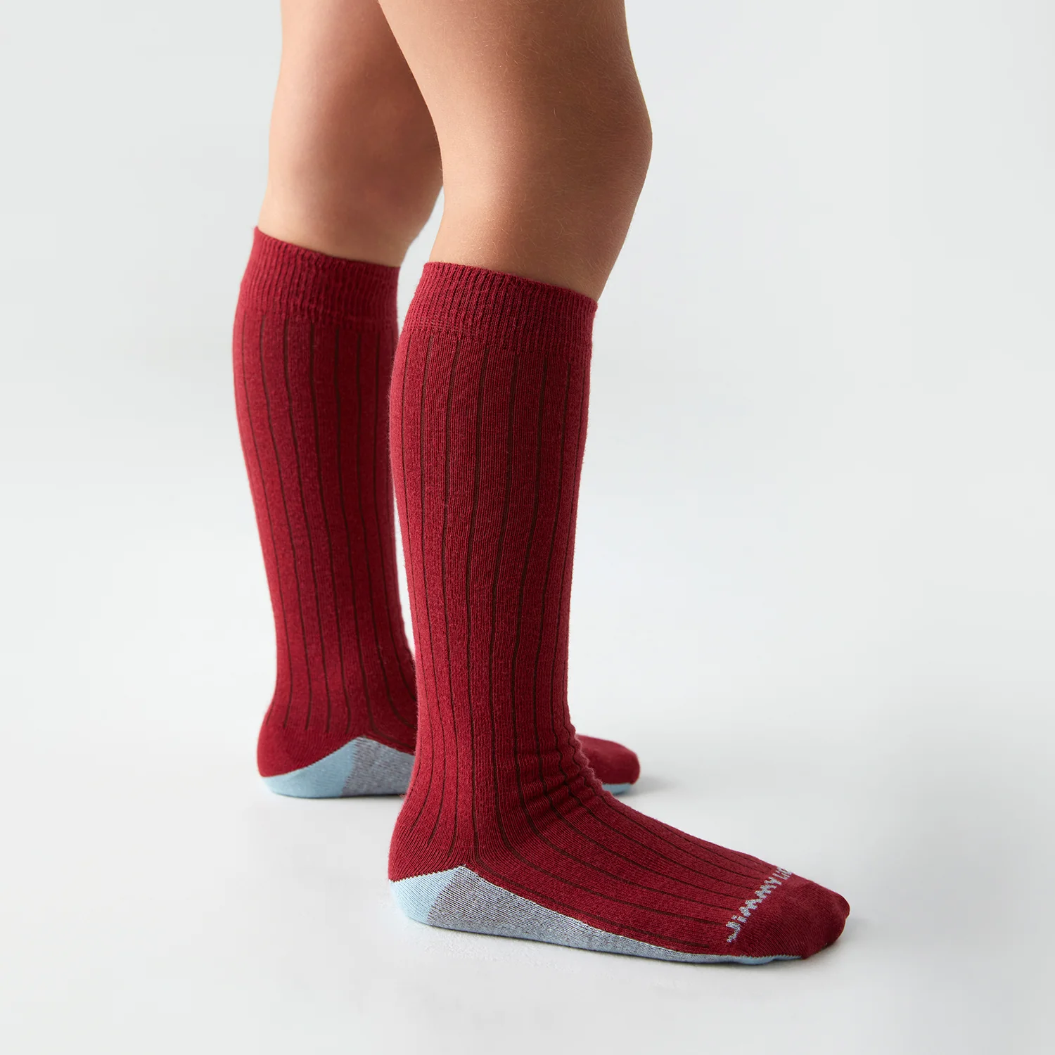 3 x KH Kids School Ribbed - Red - Image 3