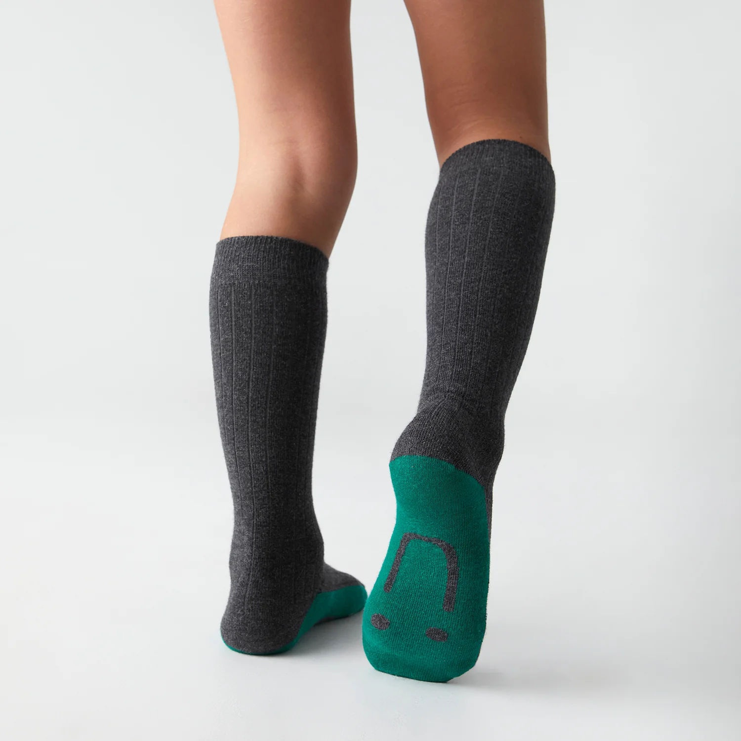 KH Kids School Ribbed - Grey - Image 2