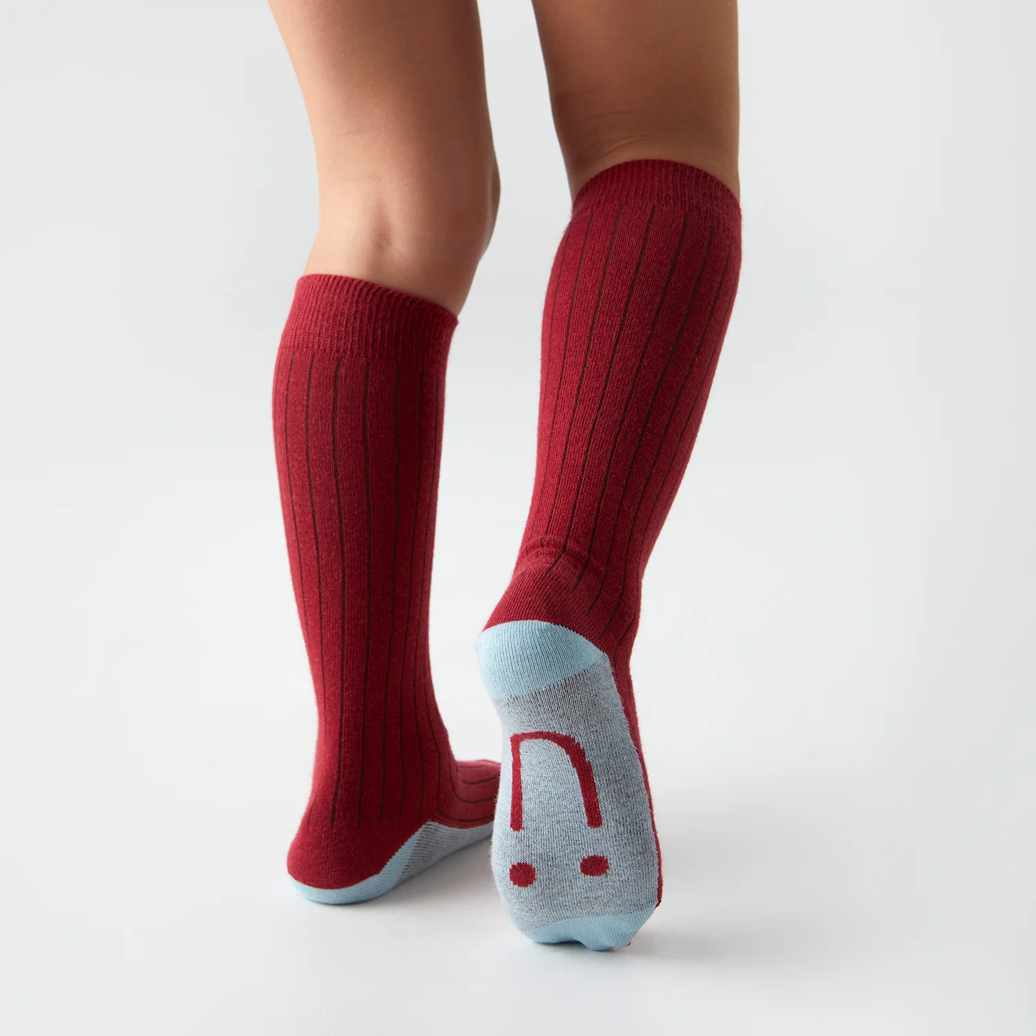 KH Kids School Ribbed - Red - Image 2