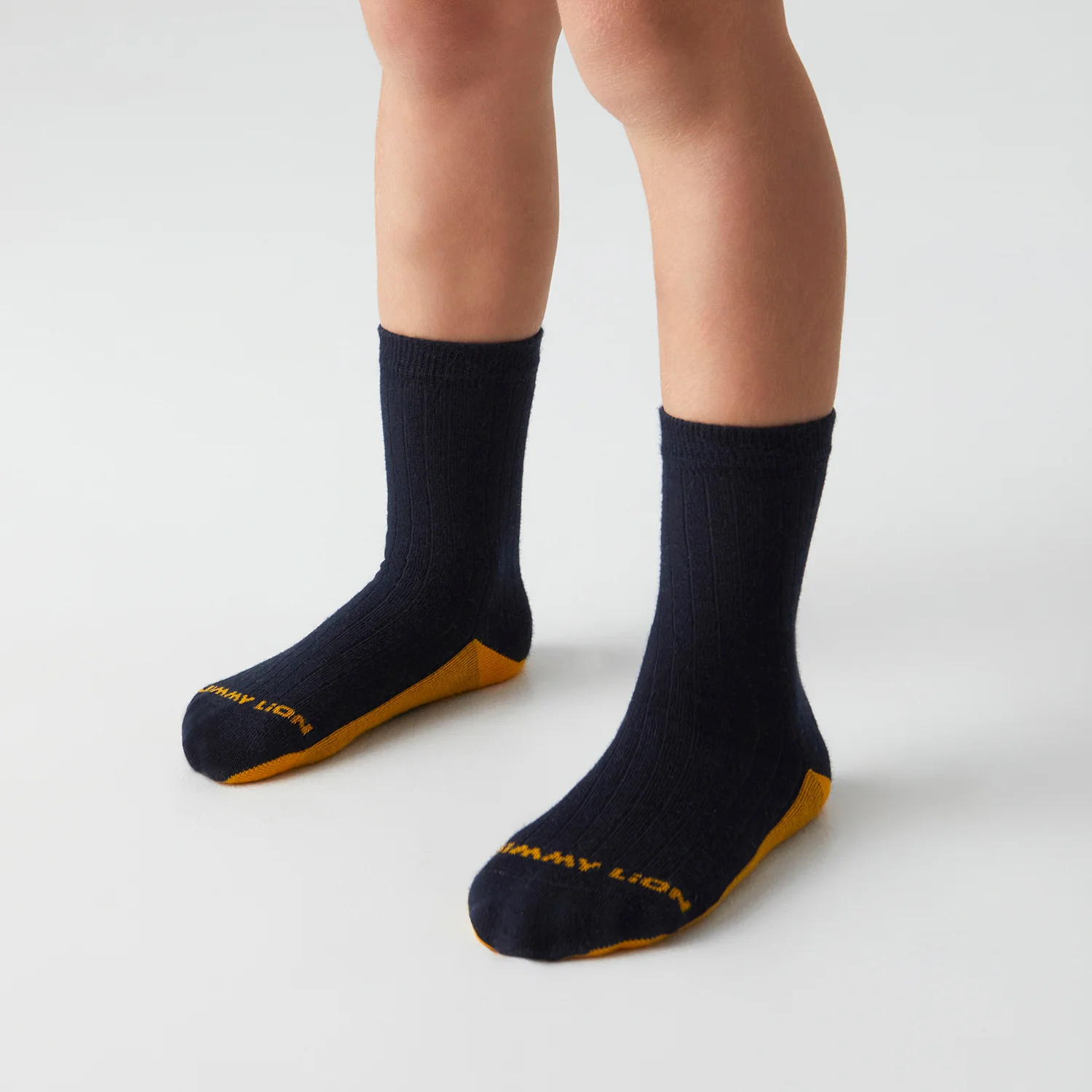 3 x Kids School Ribbed - Dark Blue - Image 3