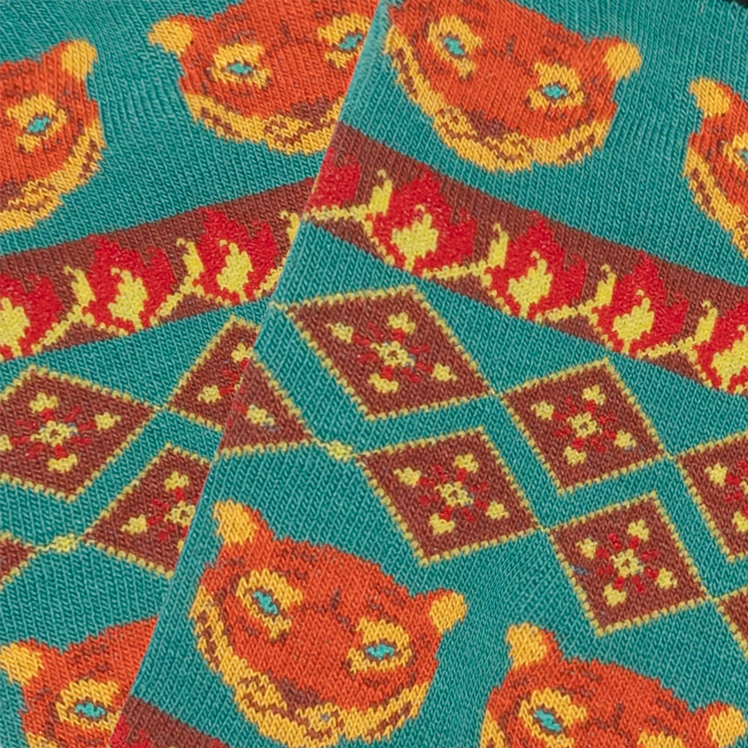 Kids Flaming Tiger - Green - Image 4