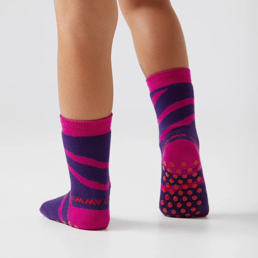 Kids Non-Slip Apple - Purple - Image 3